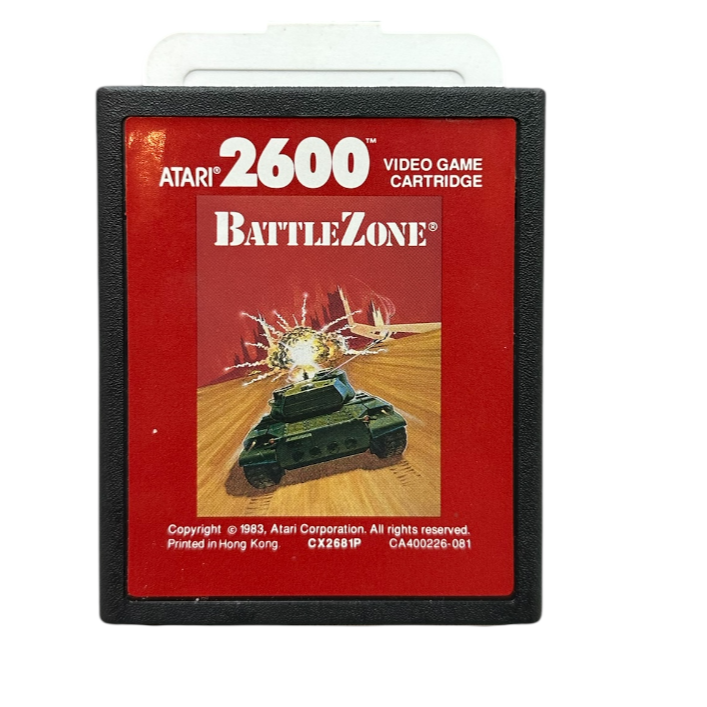 Product photo for Atari 2600 BattleZone Cartridge
