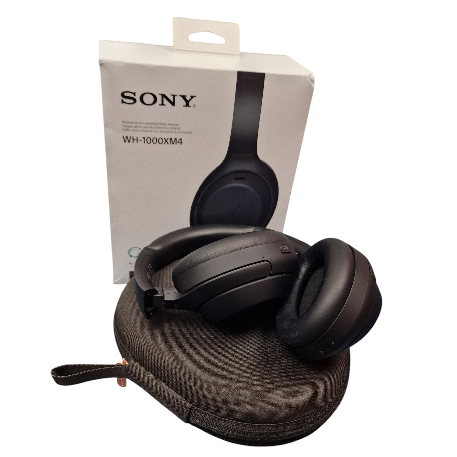 Product photo for Sony WH-1000XM4 Wireless Noise-Cancelling Headphones