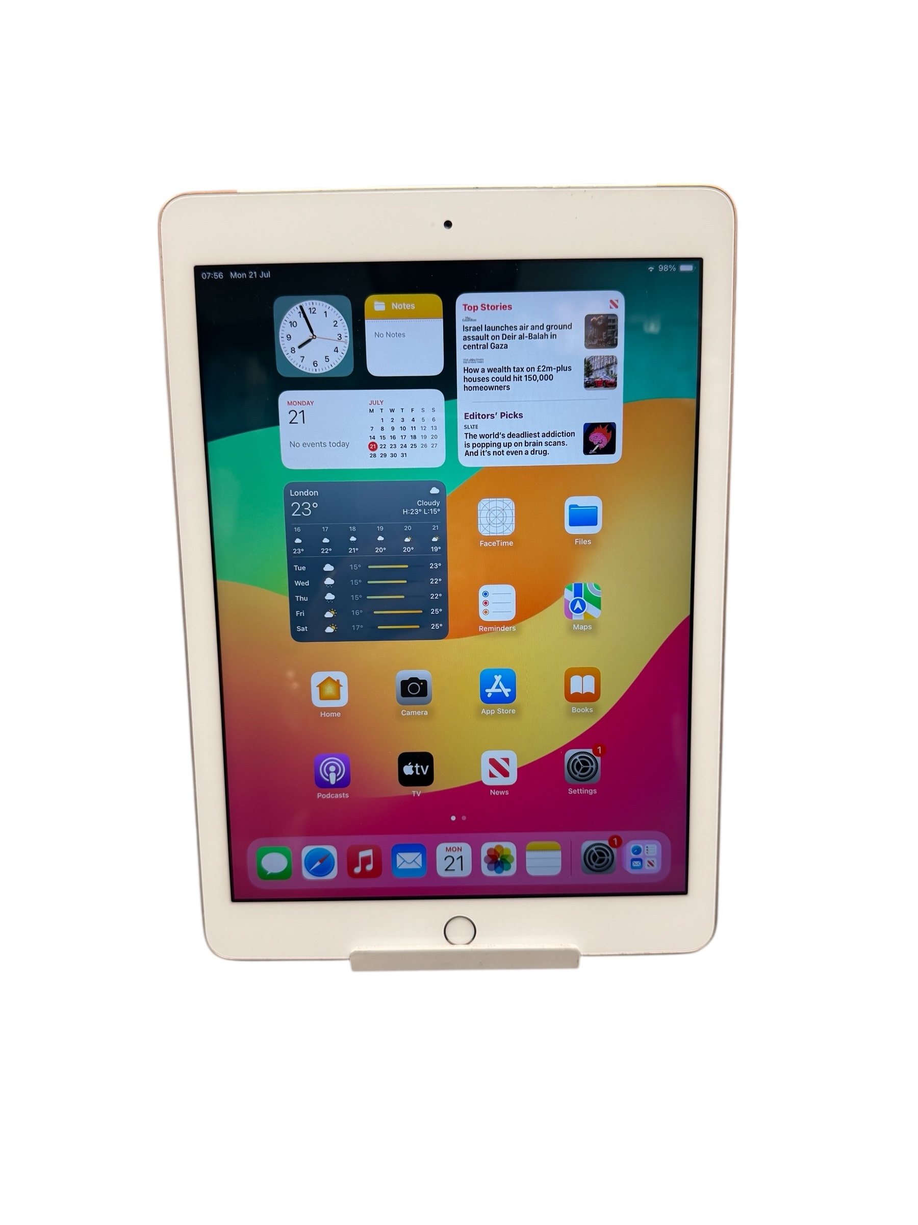 Product photo for Apple iPad (6th Generation) Unlocked 128GB Rose Gold (A1954)