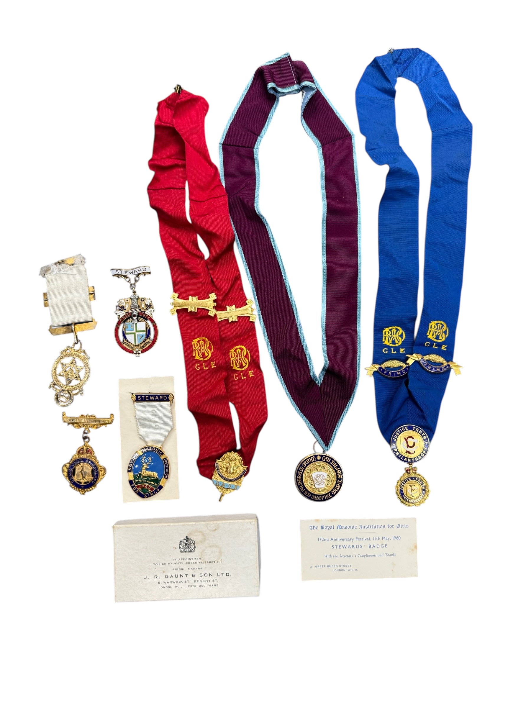 Product photo for Medals 1960's Masonic Steward (172nd Anniversary Festival)