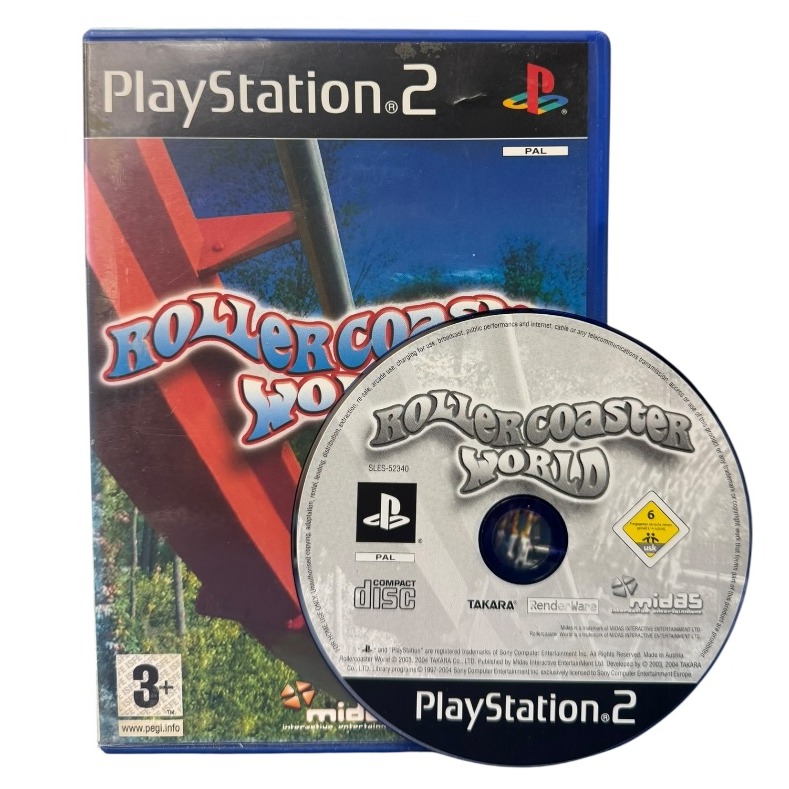 Product photo for Roller Coaster World PS2 Game