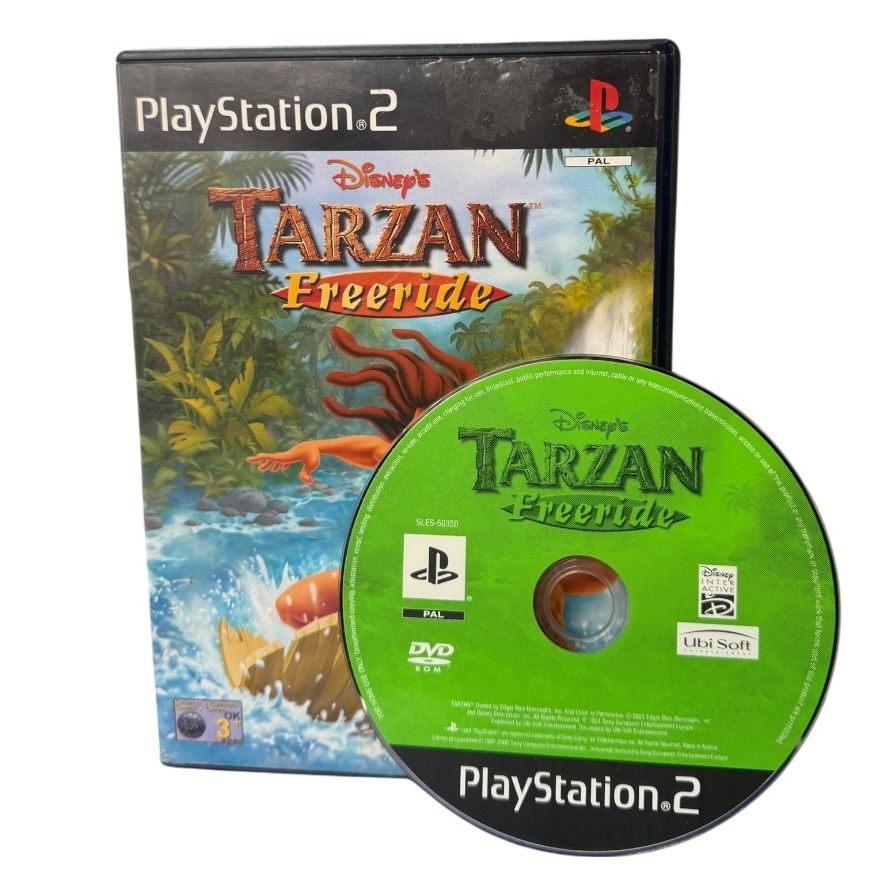 Product photo for Tarzan Free Ride PS2 Game