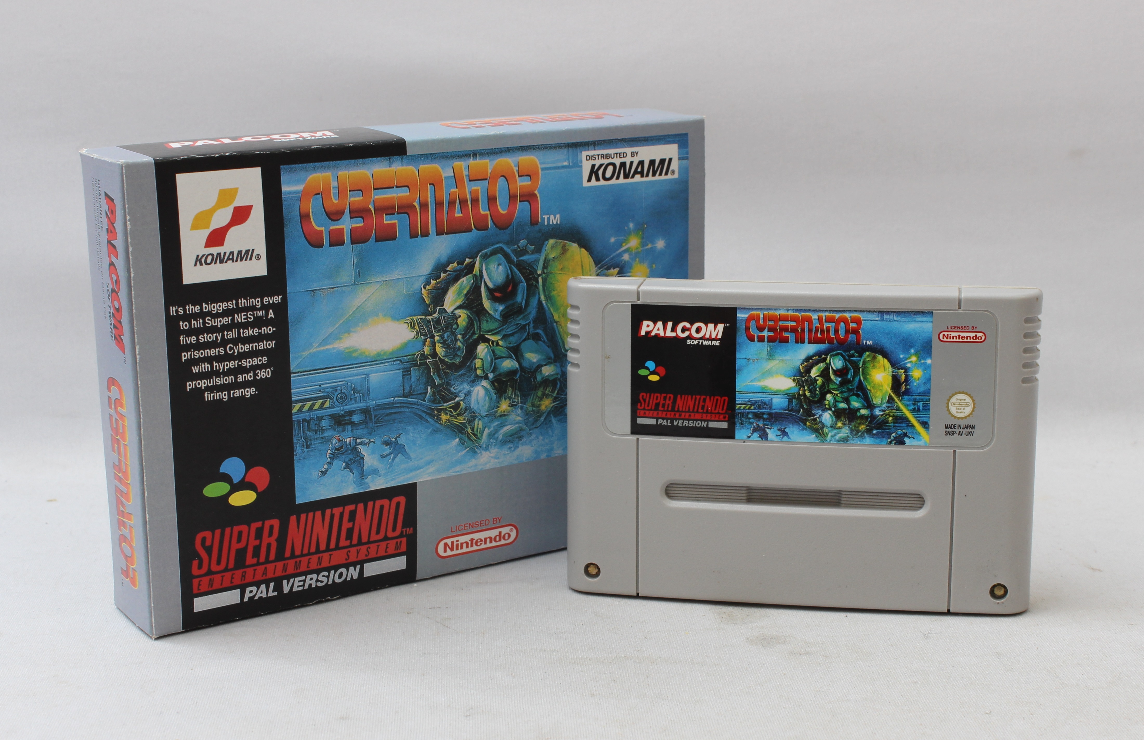 Product photo for Cybernator Super Nintendo SNES Video Game - Boxed (G)