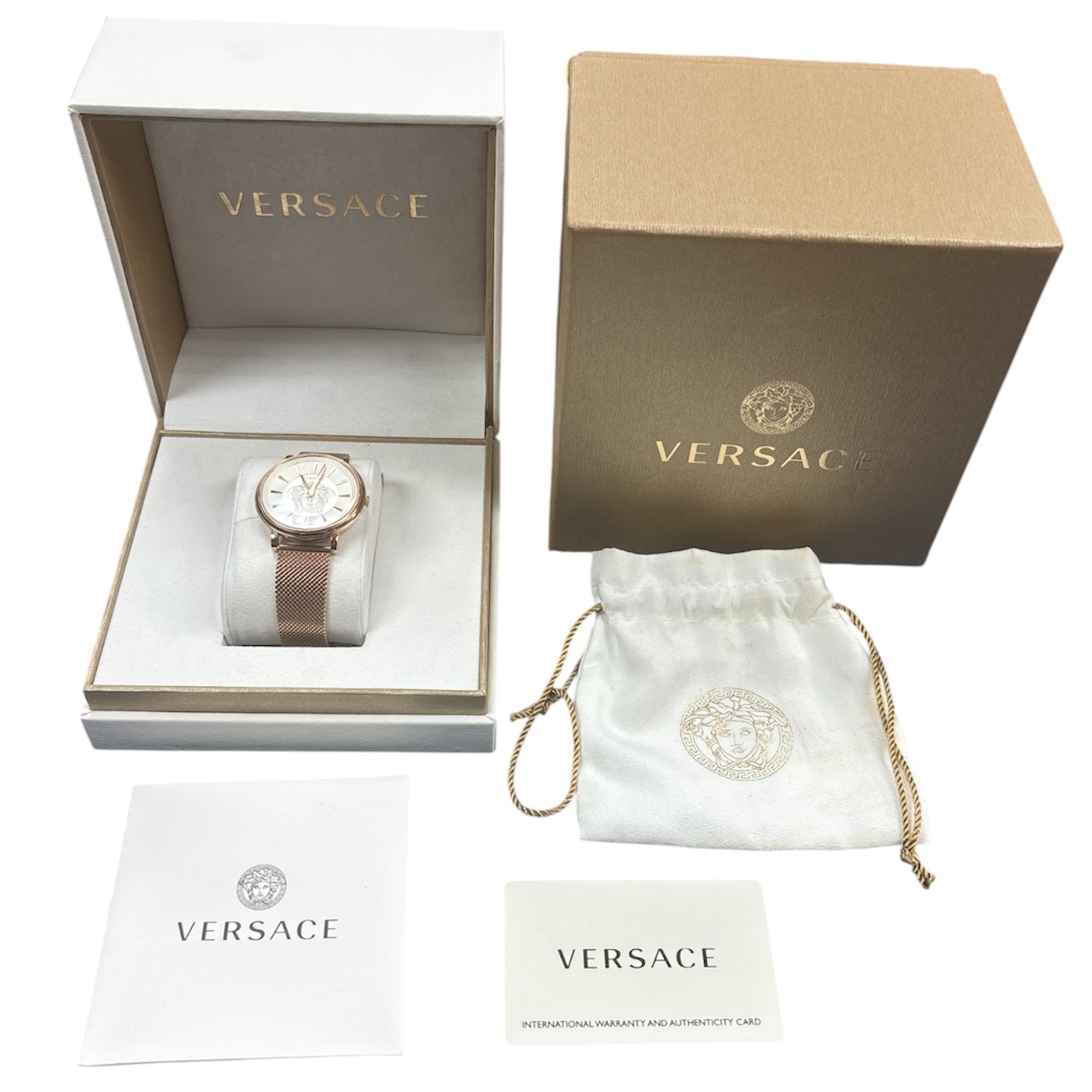 Product photo for Versace V Circle Watch