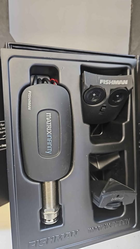 Product photo for Fishman Matrix Infinity Mic Blend, Undersaddle Pickup System
