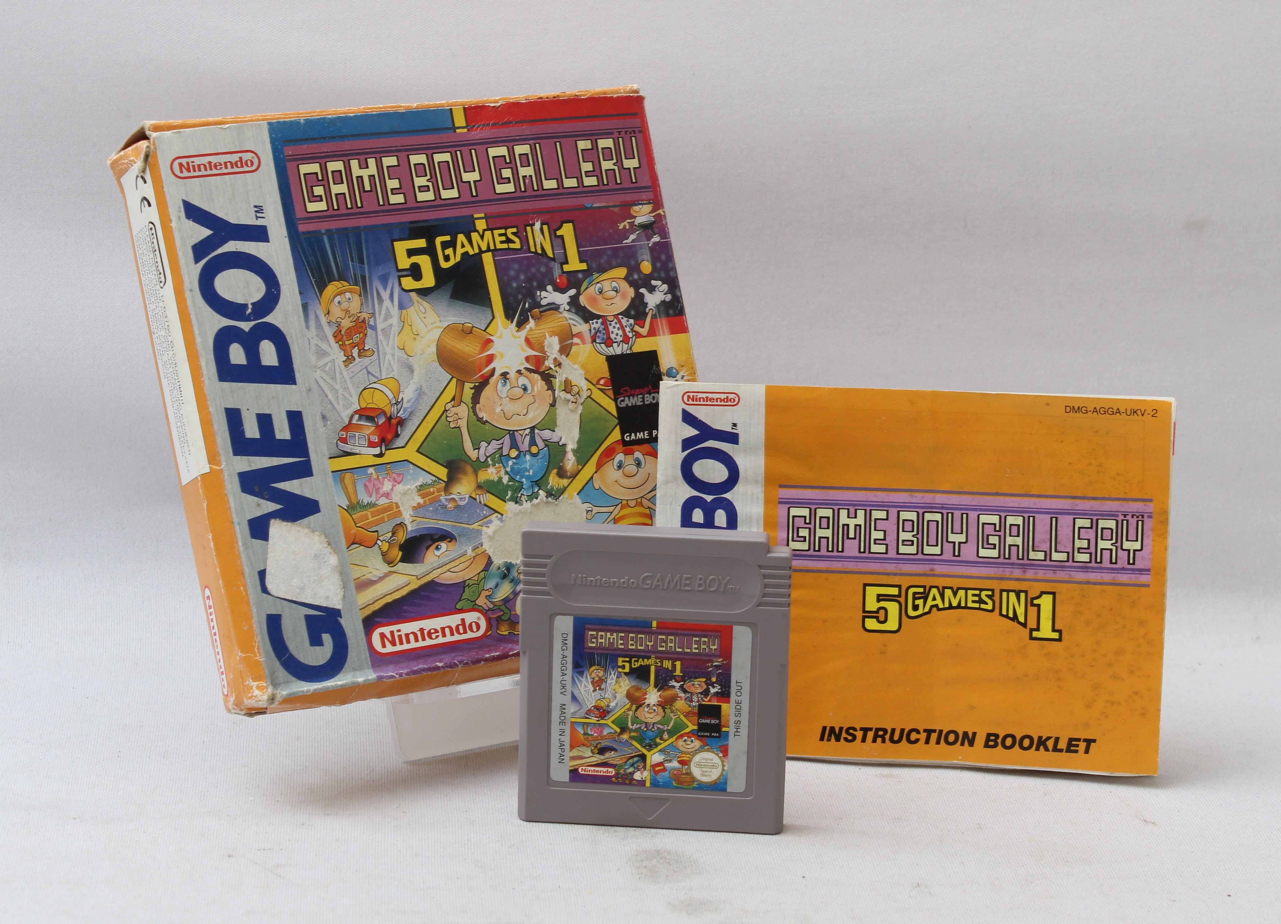 Product photo for Nintendo Game Boy Gallery 5 Games In 1 Video - Boxed (A)