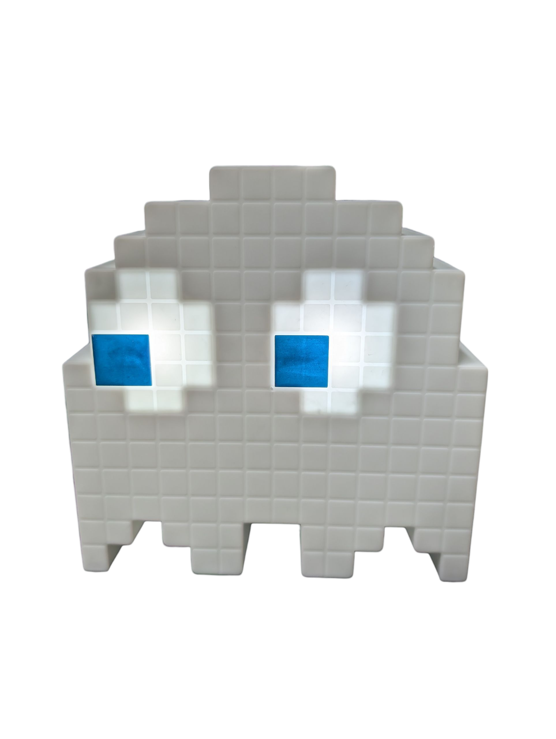 Product photo for Pixelated Pac-Man Ghost LED Mood Lamp USB-Powered Table Light