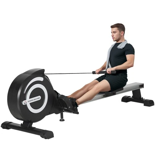 Product photo for HOMCOM A90-243 FITNESS ADJUSTABLE MAGNETIC FOLDING ROWING MACHINE