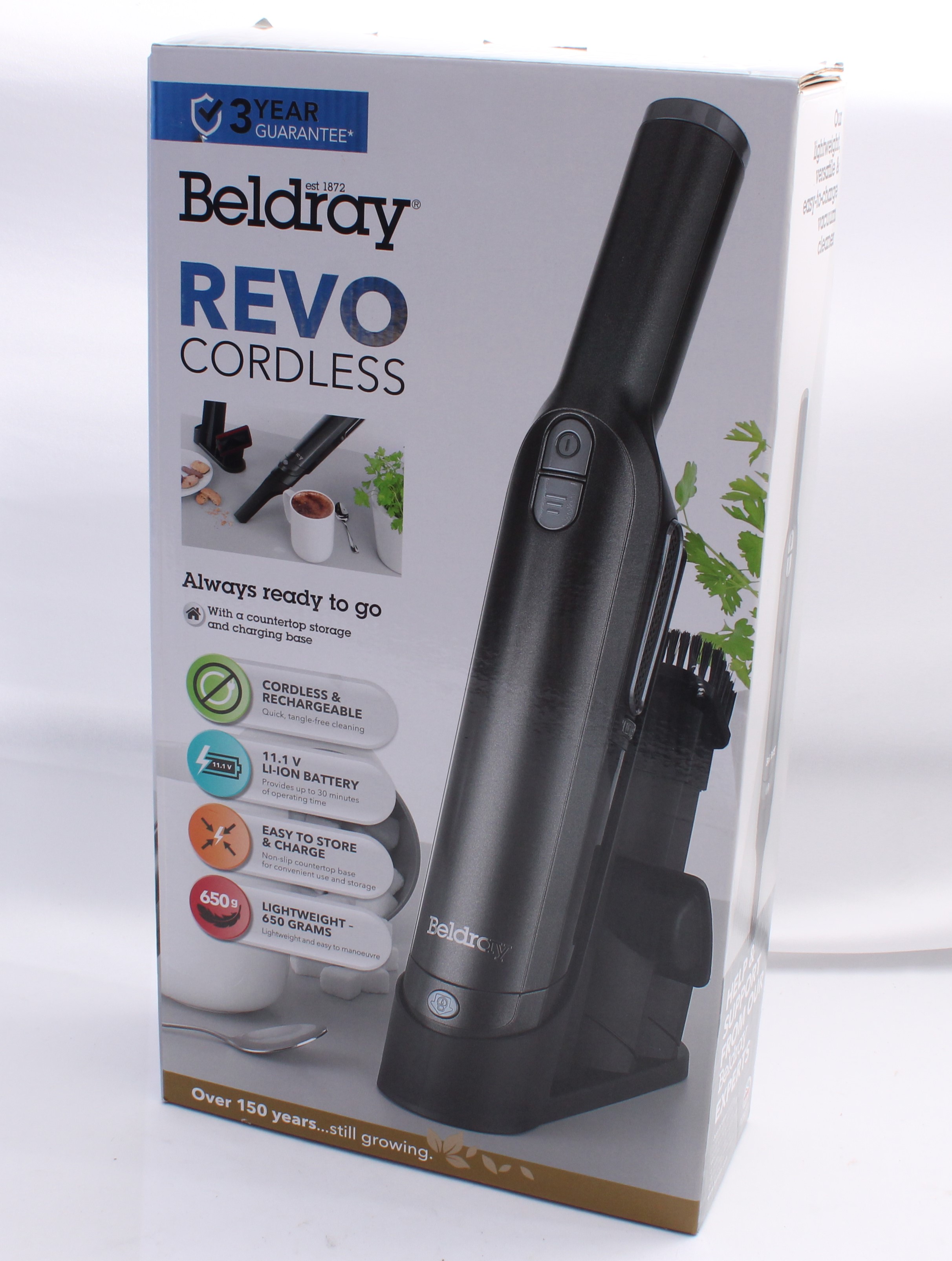 Product photo for Beldray Revo Cordless Handheld Lightweight Vacuum Cleaner (N)