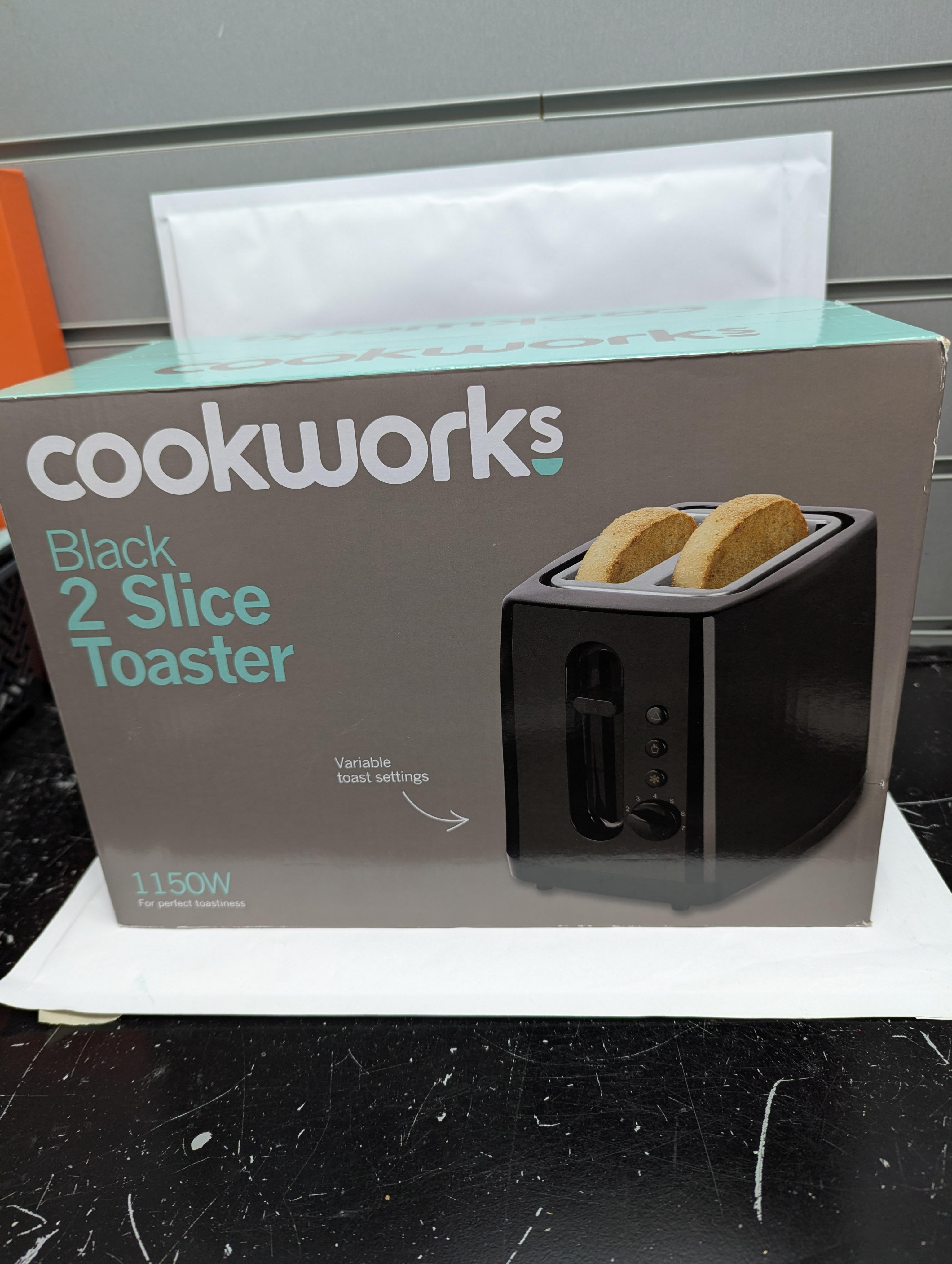 Product photo for cook works  cookworks back 2 portion sandwich toaster