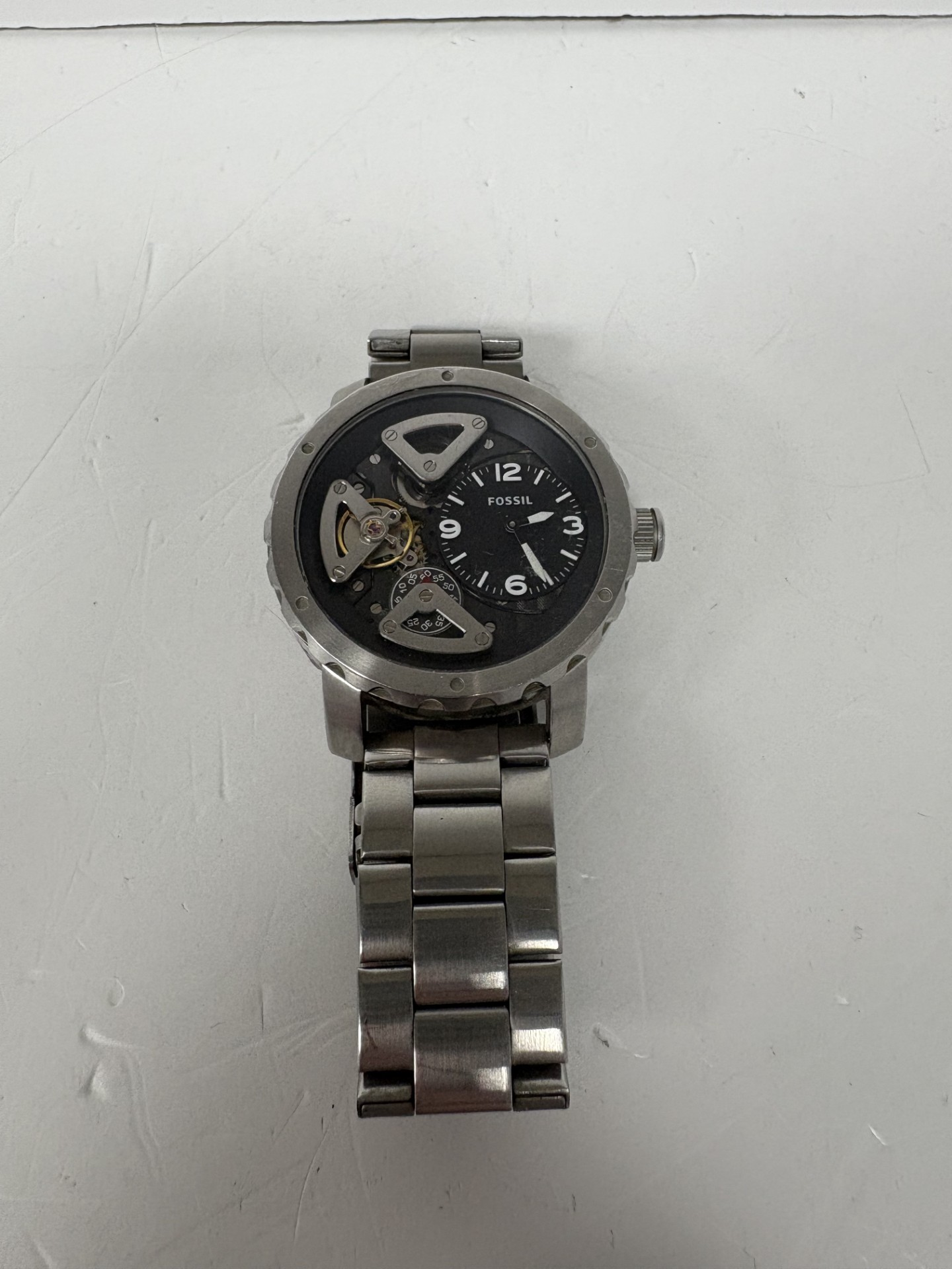 Product photo for FOSSIL AUTOMATIC STAINLESS STEEL WATCH UNBOXED
