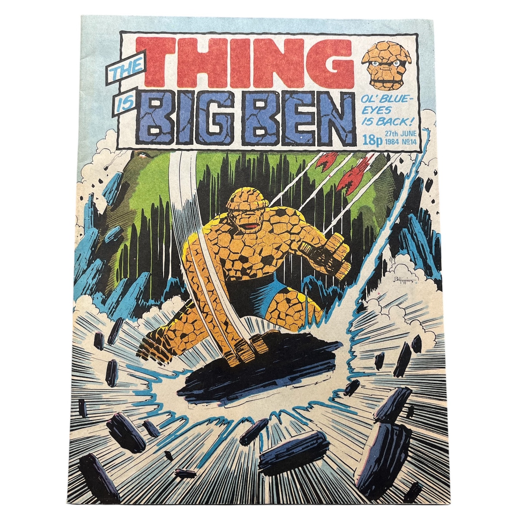 Product photo for The Thing Is Big Ben Comic #14 1984