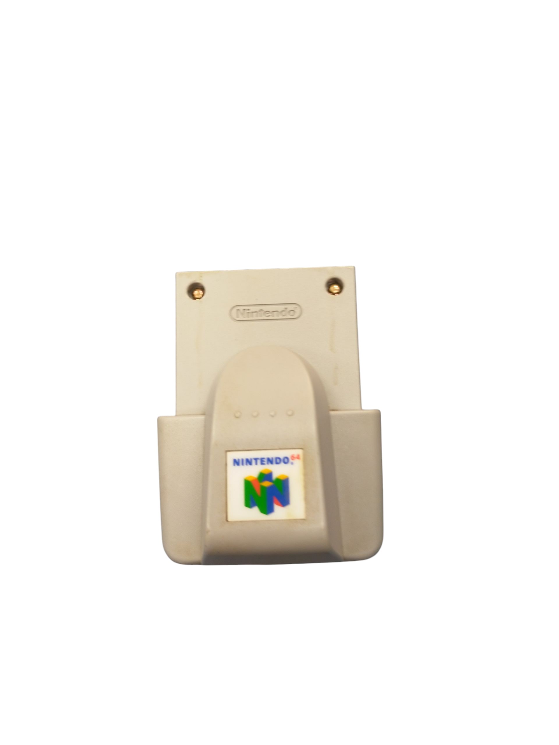 Product photo for Official Nintendo 64 N64 Rumble Pak / Pack Model: NUS-013 Grey