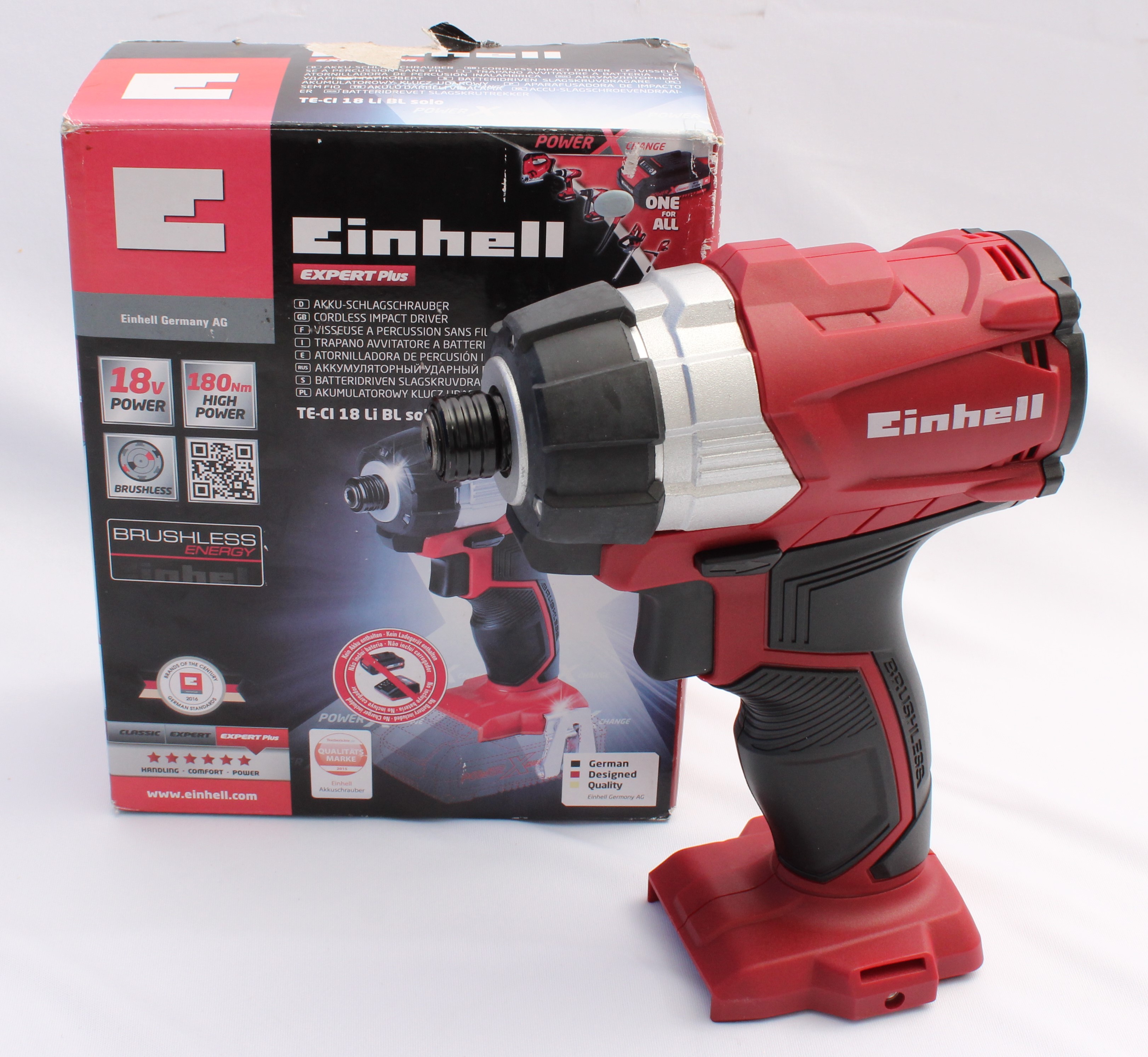 Product photo for Einhell 18V Cordless Brushless Impact Driver Drill - Body Only (U)