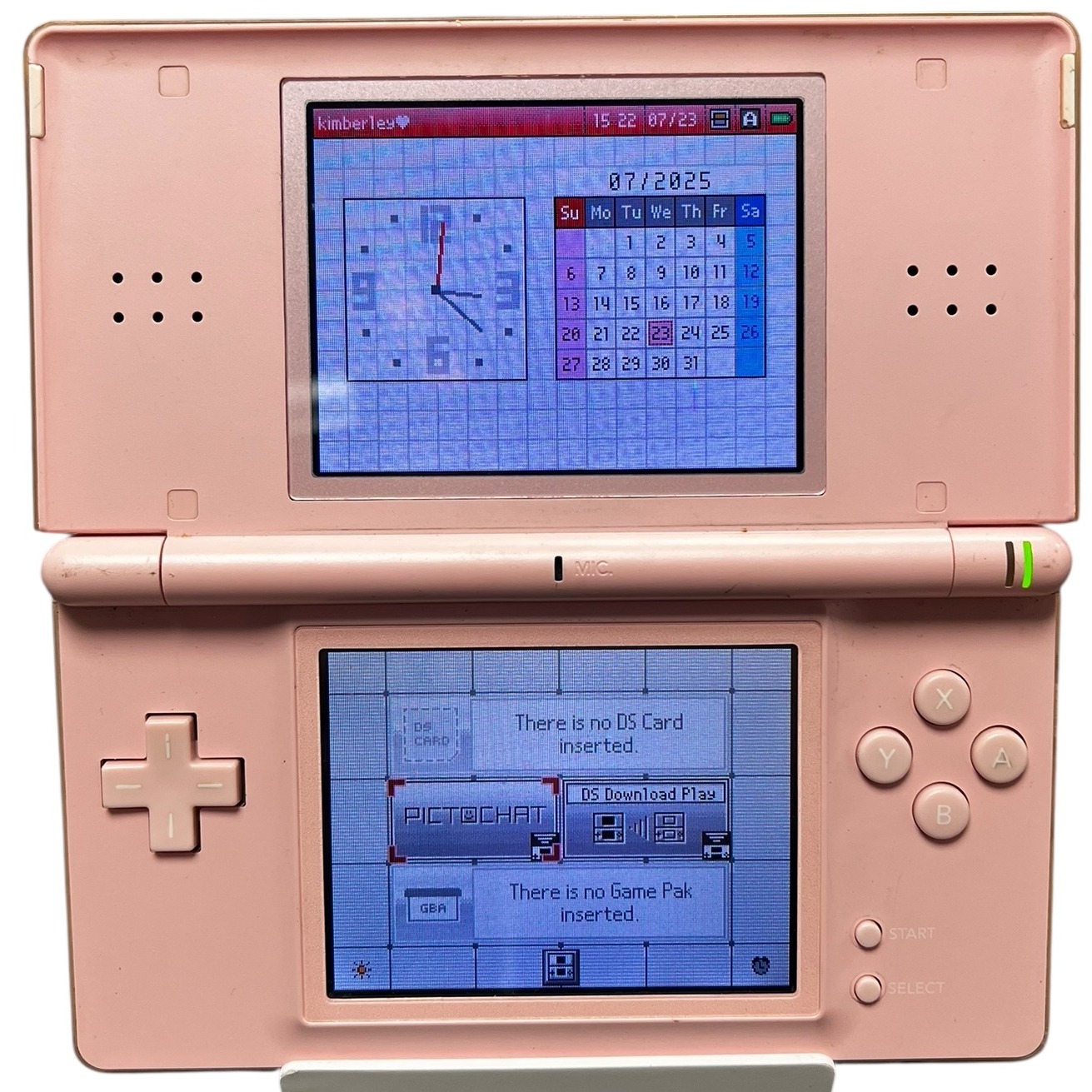 Product photo for Nintendo DS Lite - Pink Colour (Used, 2006 Release)
