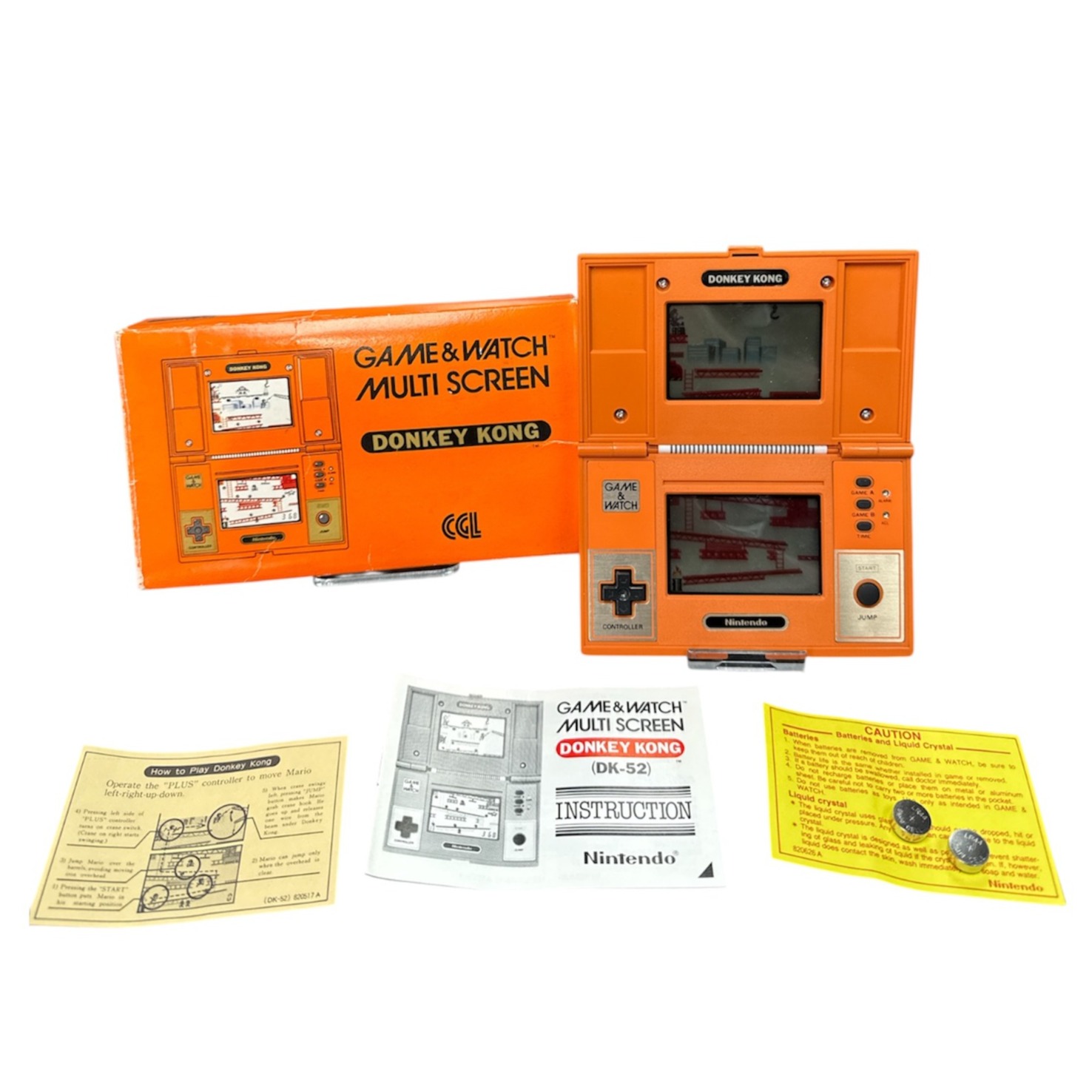 Product photo for Donkey Kong (Multi Screen Series), w/ Manual, Boxed