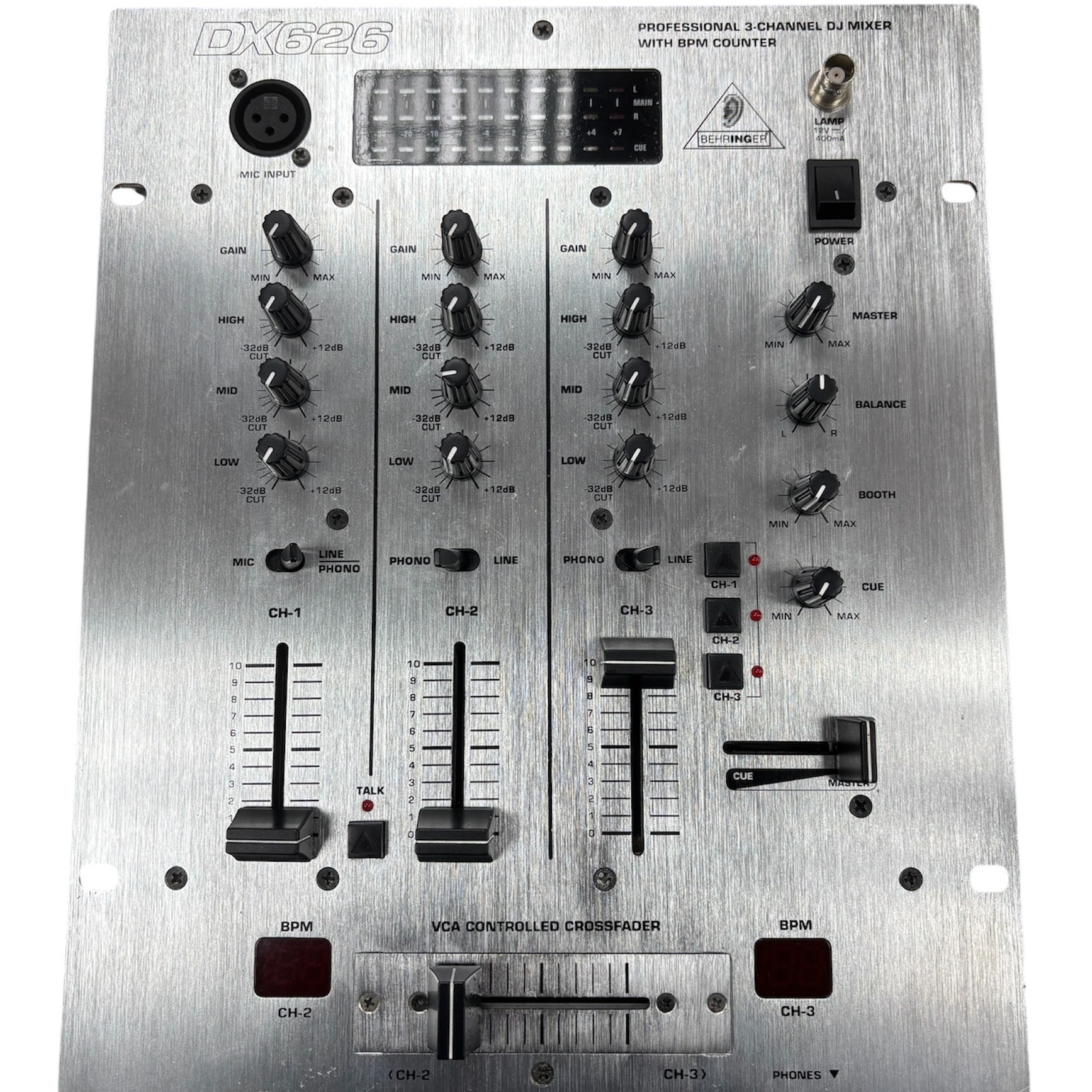 Product photo for Behringer DX626 DJ Mixer
