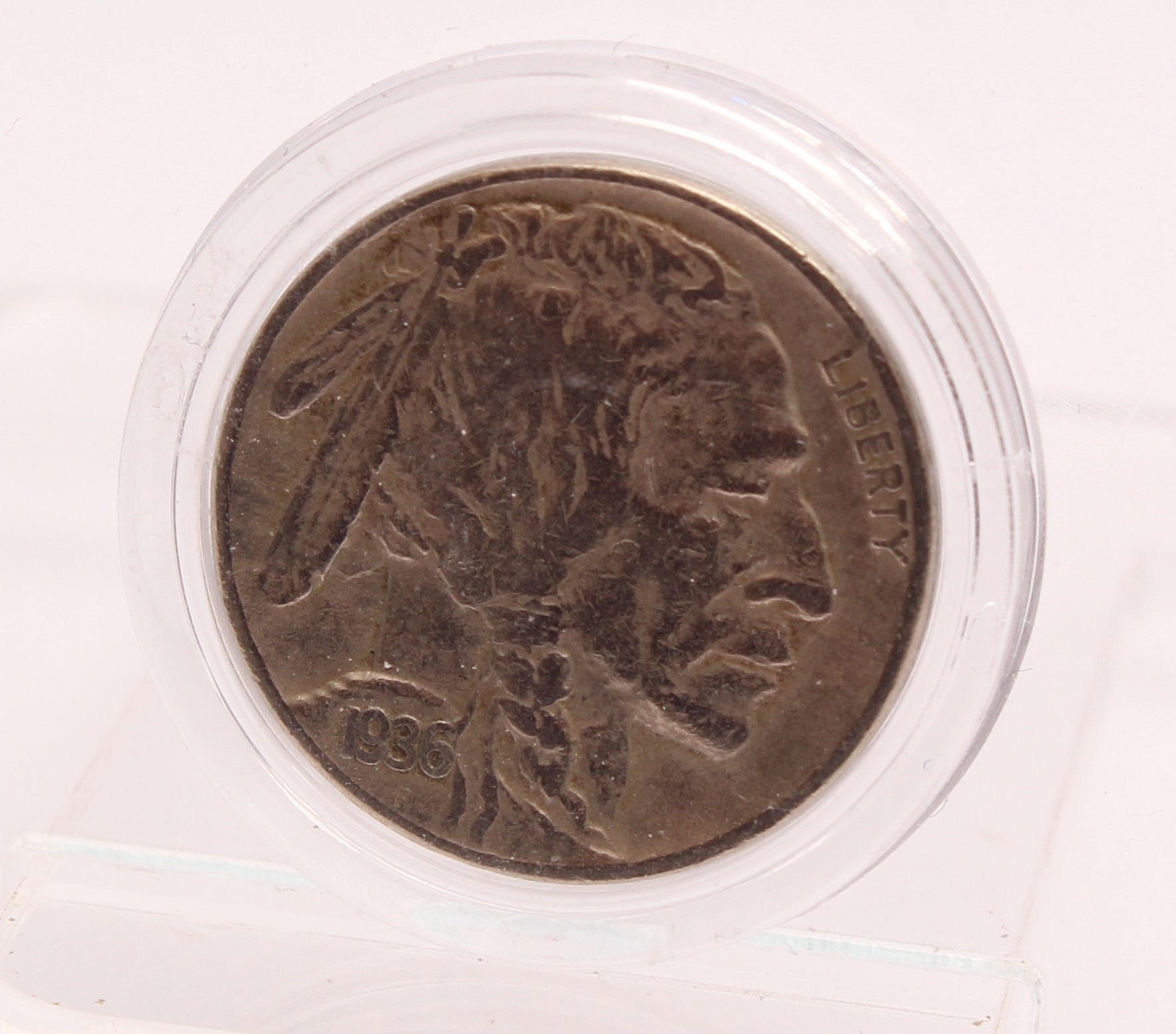 Product photo for USA 1936 Liberty Head American Buffalo Five Cents Silver Nickle Coin