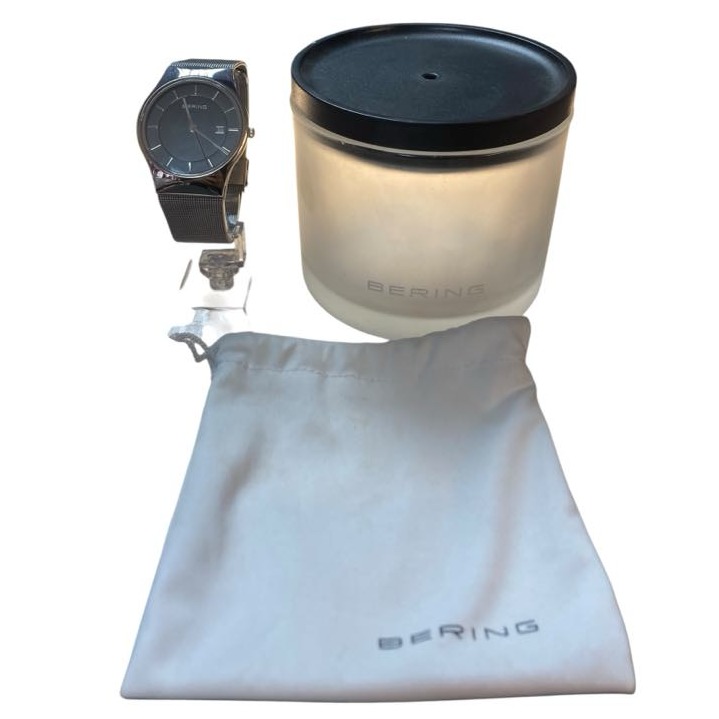 Product photo for Bering Men's Watch Classic - 11938-007-1 Mesh Band