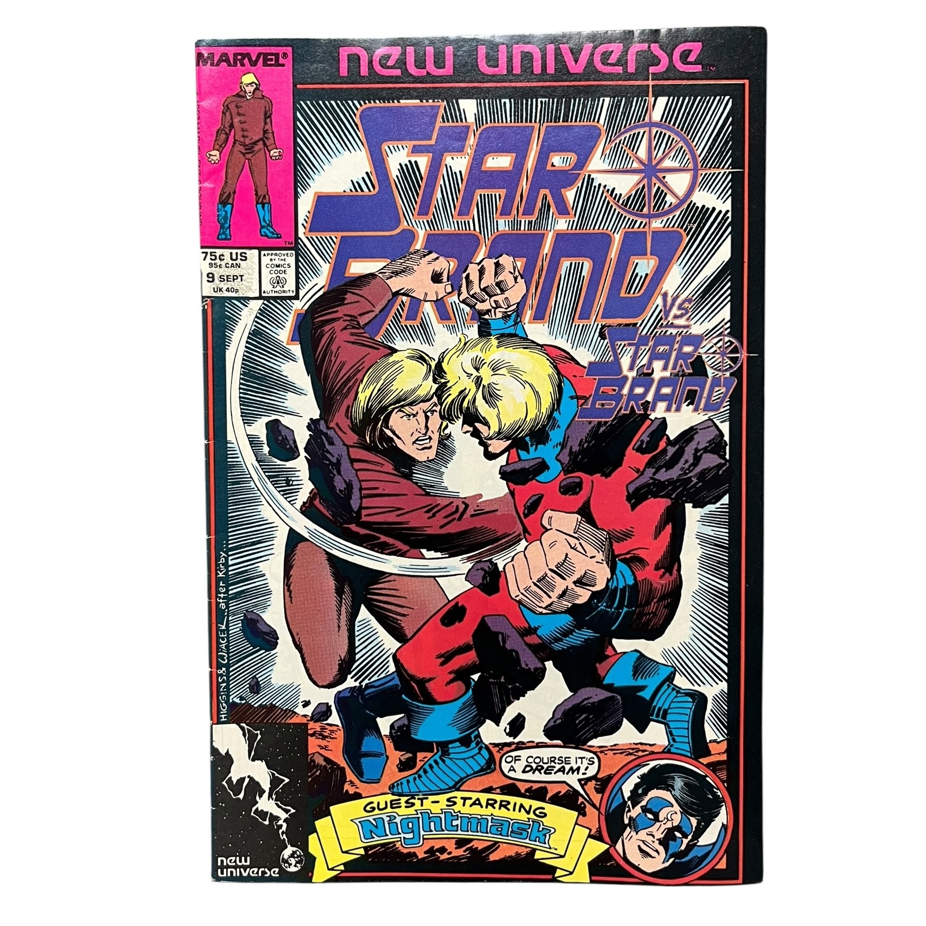 Product photo for Marvel New Universe Star Brand vs '1987' #9