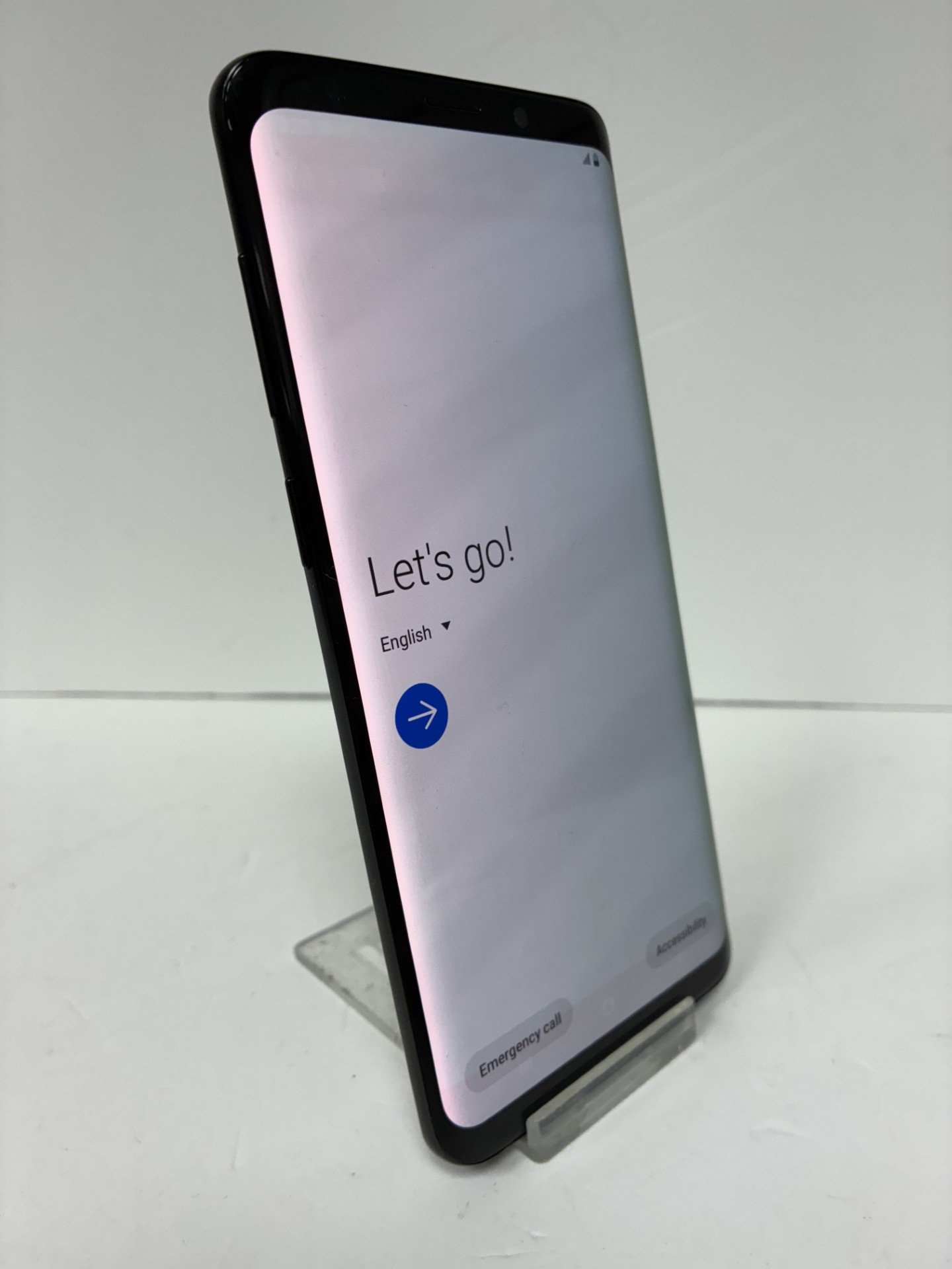 Product photo for samsung galaxy s9+ 128gb black unlocked unboxed
