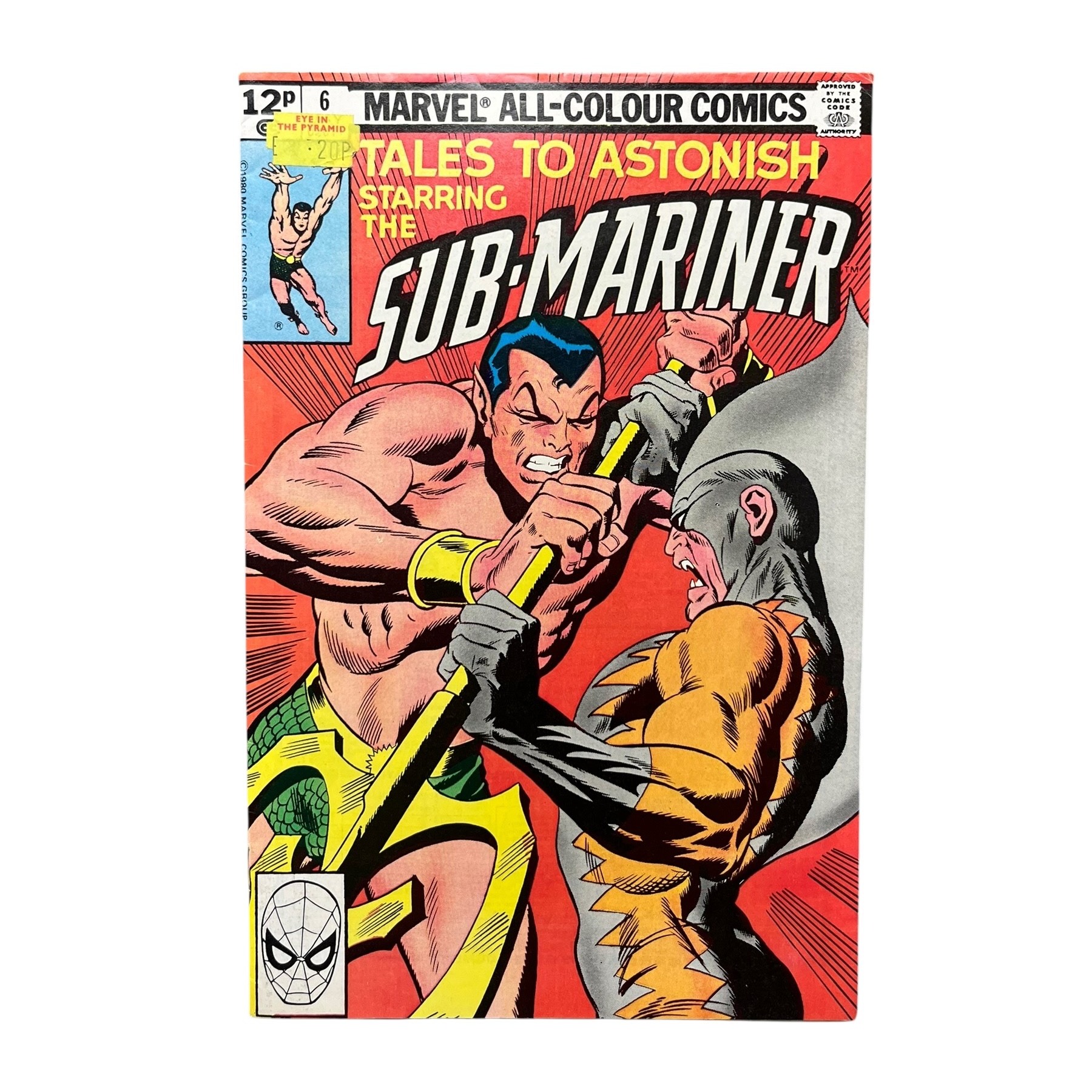 Product photo for Marvel Tales to Astonish Starring The Sub-Mariner '1980' #6