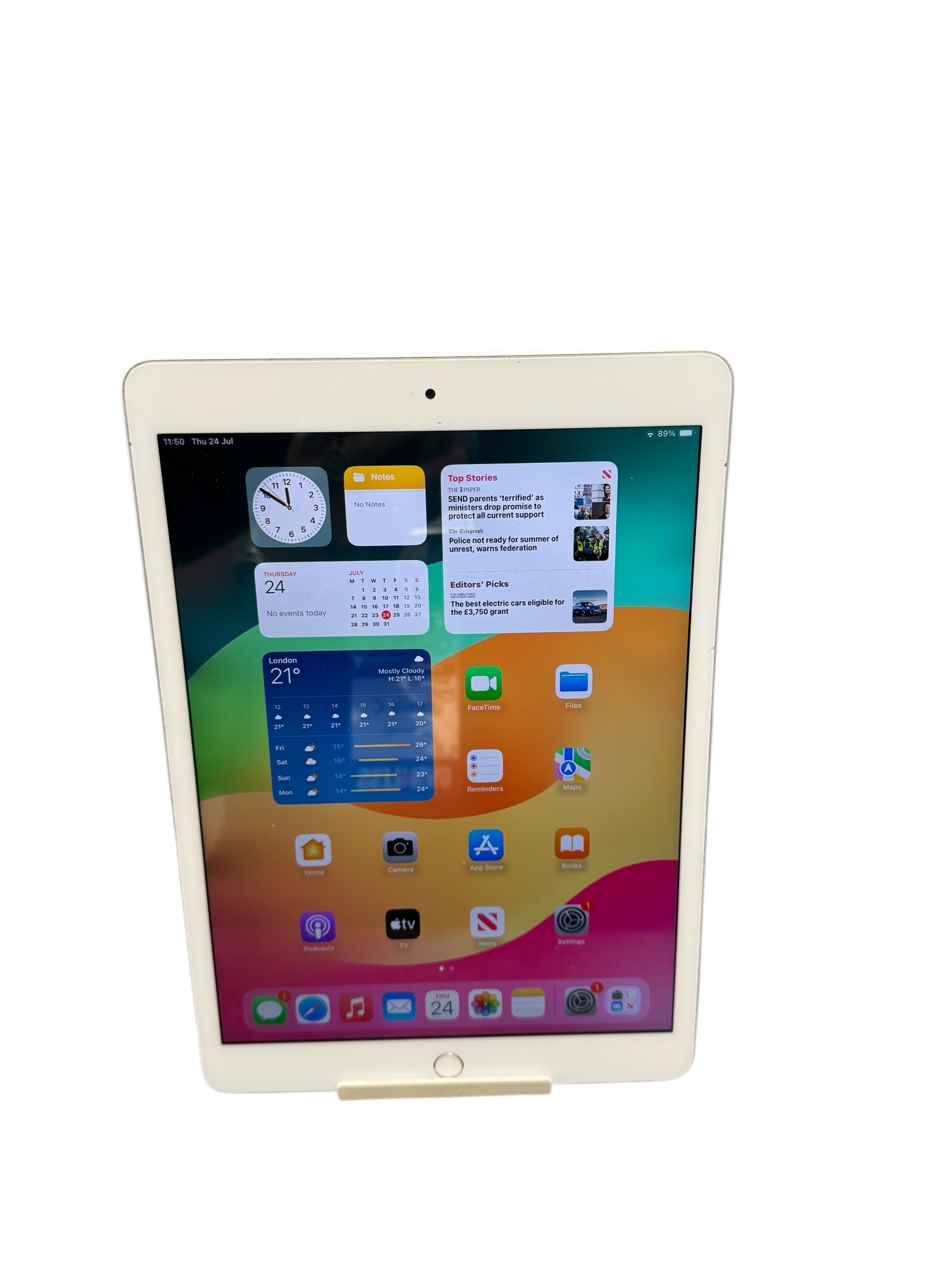 Product photo for Apple iPad 8th Gen (A2270) 10.2