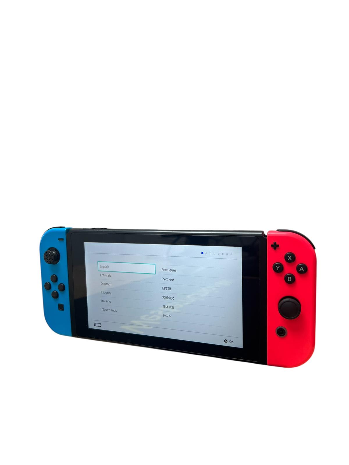 Product photo for Nintendo Switch HAC-001 2021 Red/Blue **Warranty**