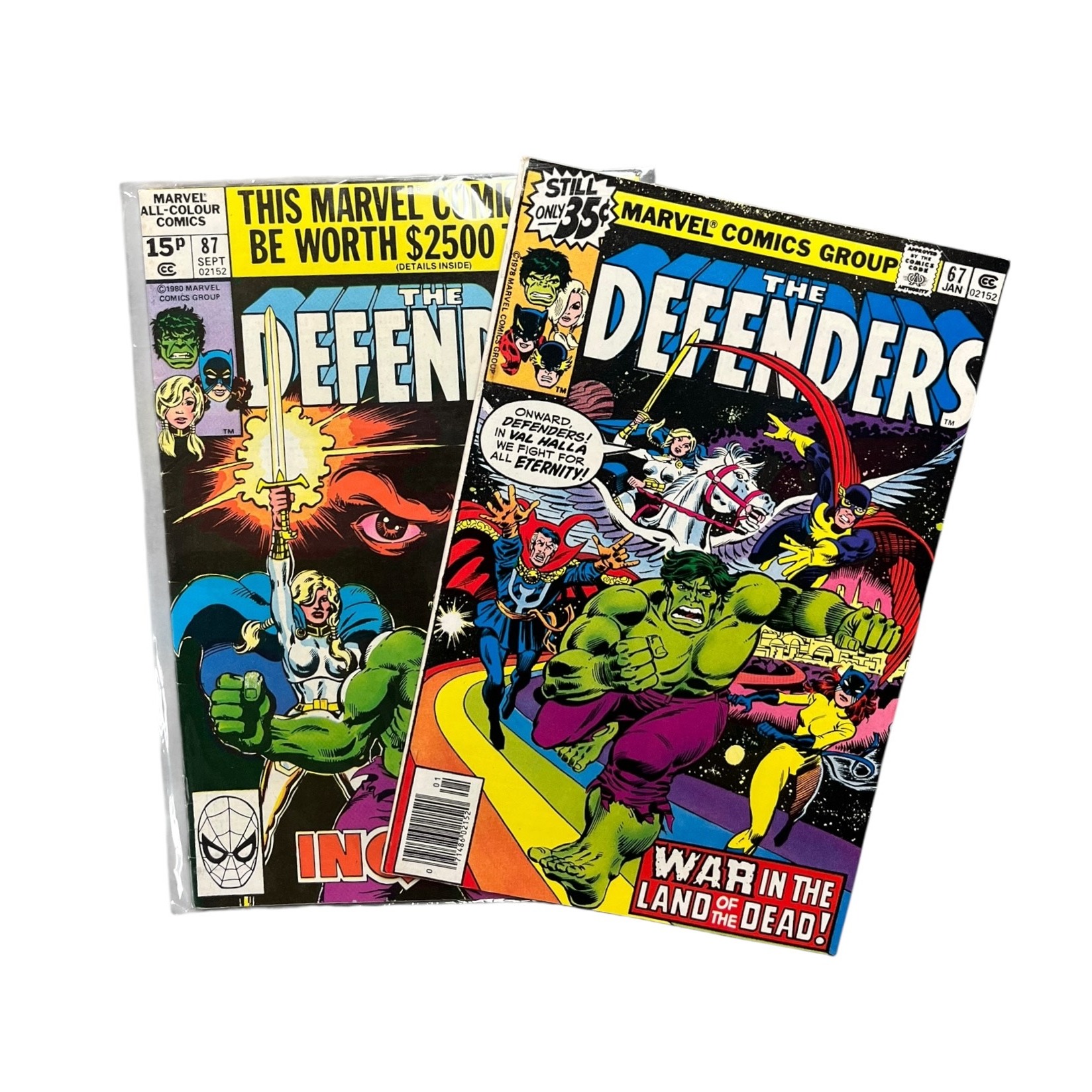 Product photo for Marvel The Defenders Comic Book Bundle '1978' #67
