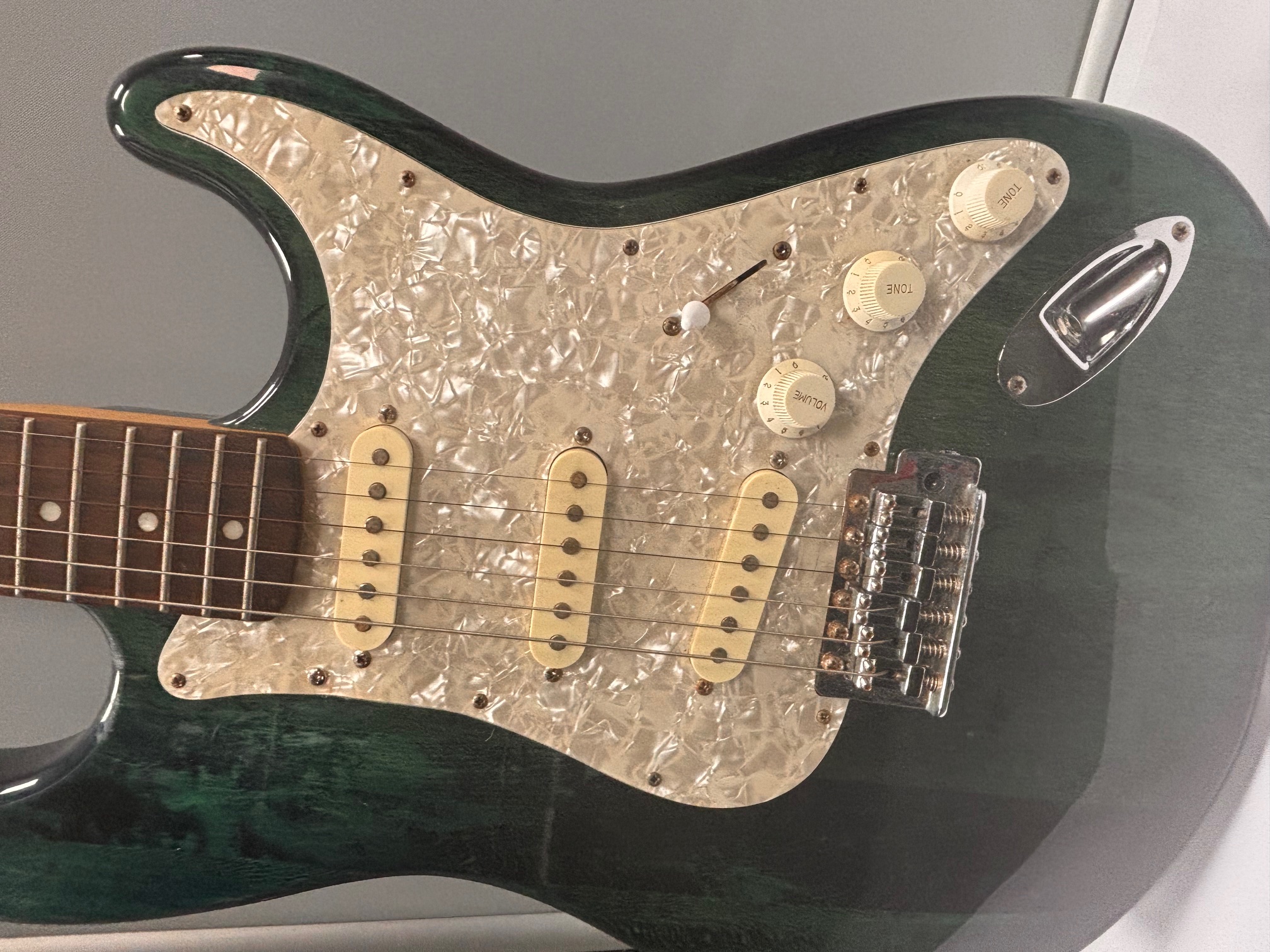 Product photo for WESTFEILD westfield blue electric guitar