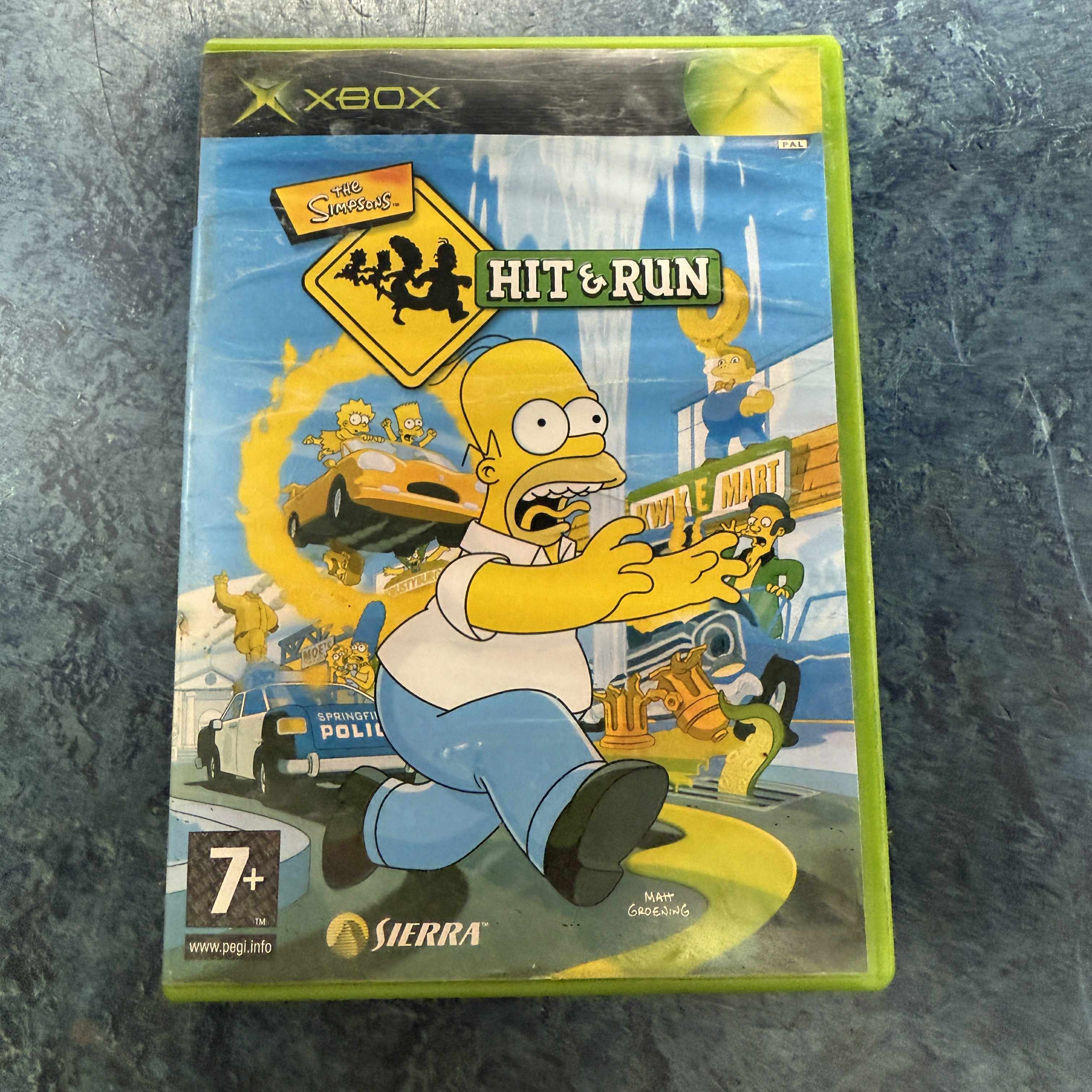 Product photo for Microsoft The Simpsons Hit & Run - Original Xbox Game