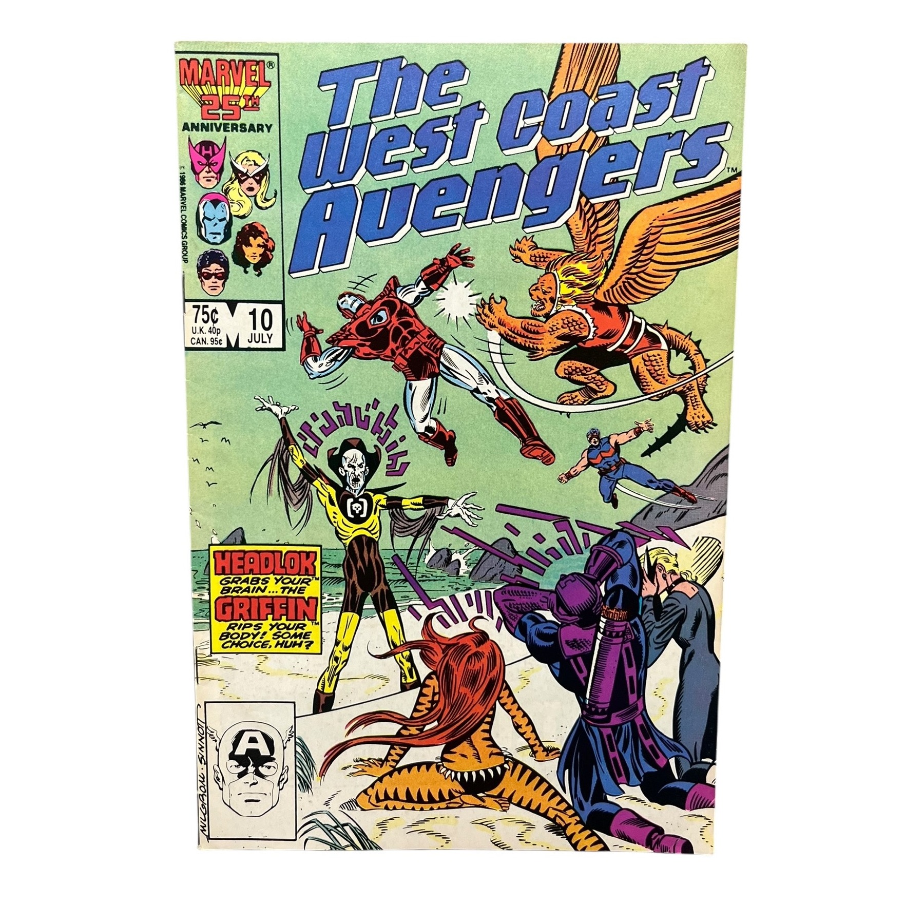 Product photo for Marvel The West Coast Avengers '1986' #10