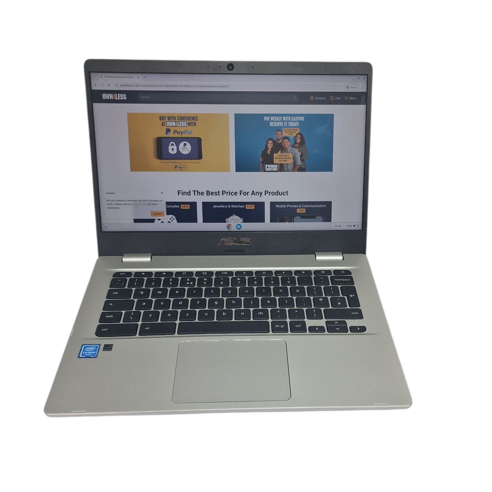 Product photo for Asus Chromebook