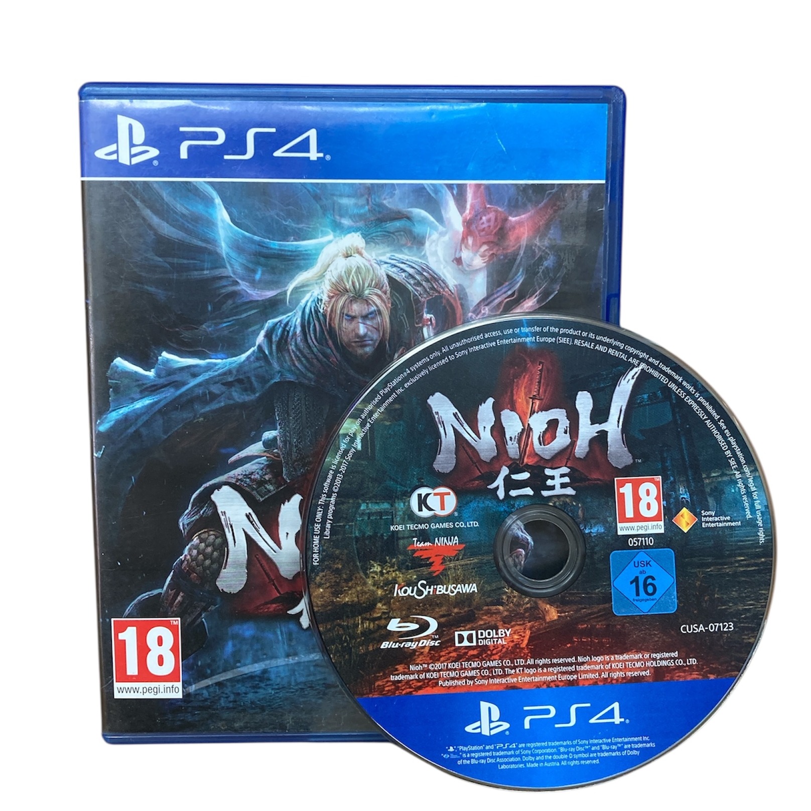 Product photo for Nioh (PS4)