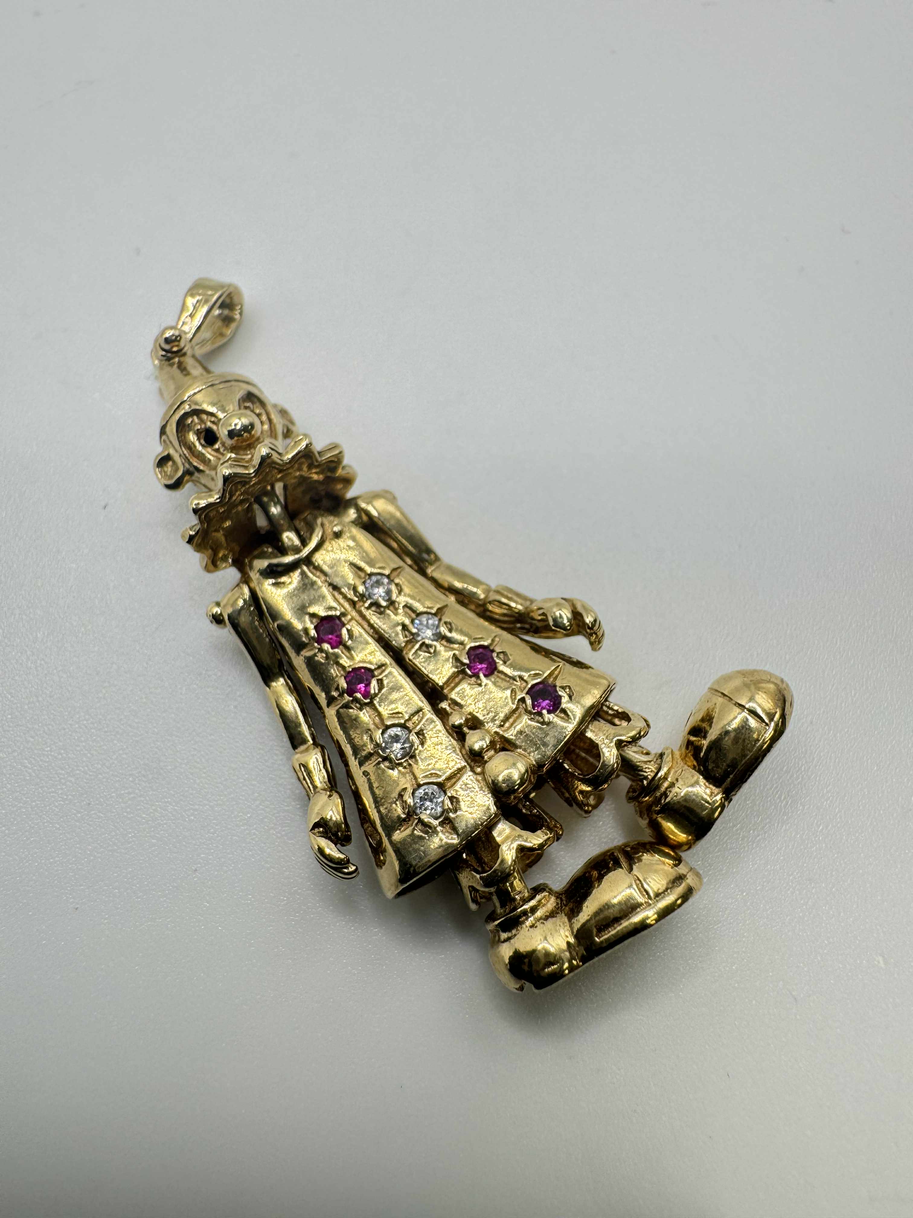 Product photo for 9ct Clown Pendant