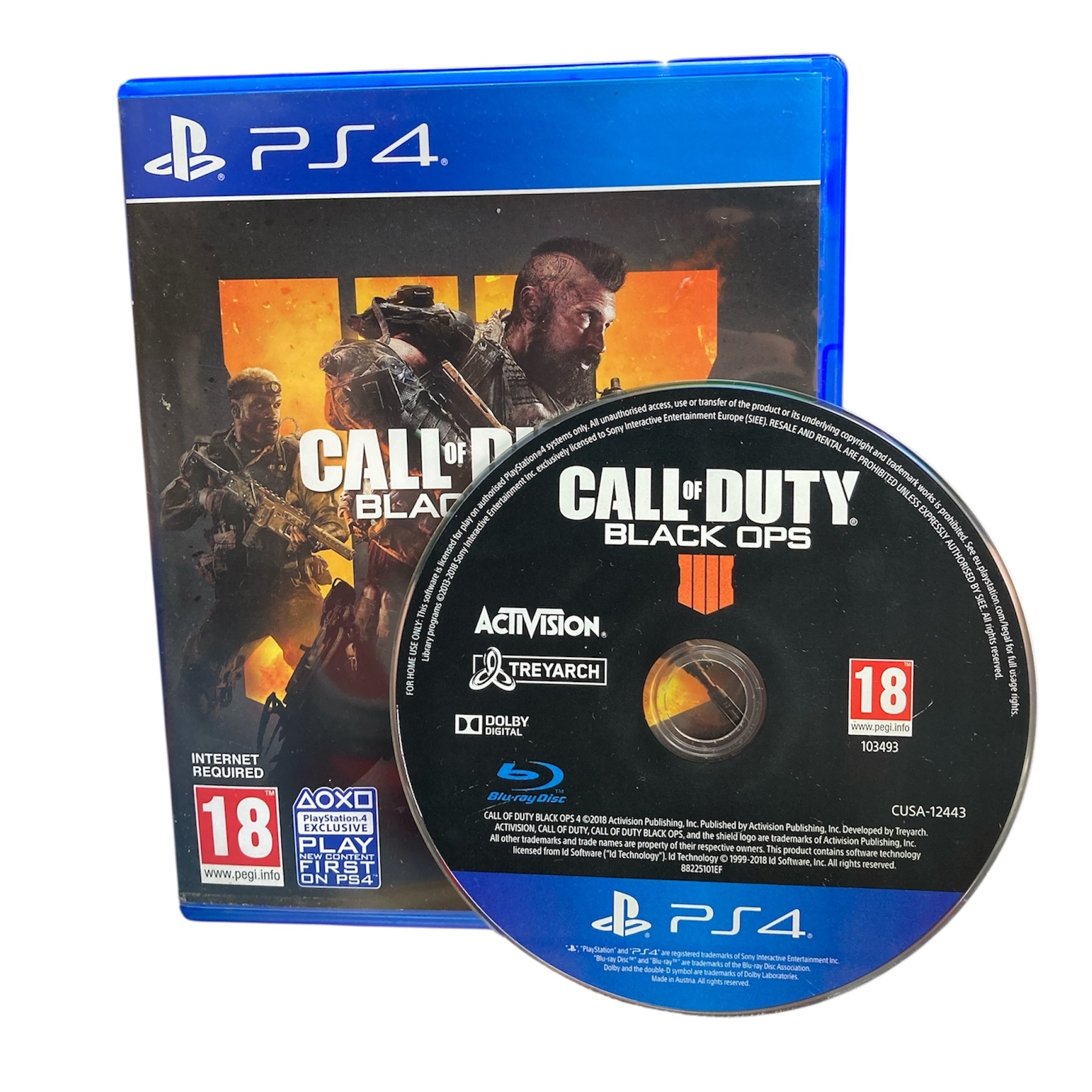 Product photo for Call of Duty Black Ops 4 (PS4)