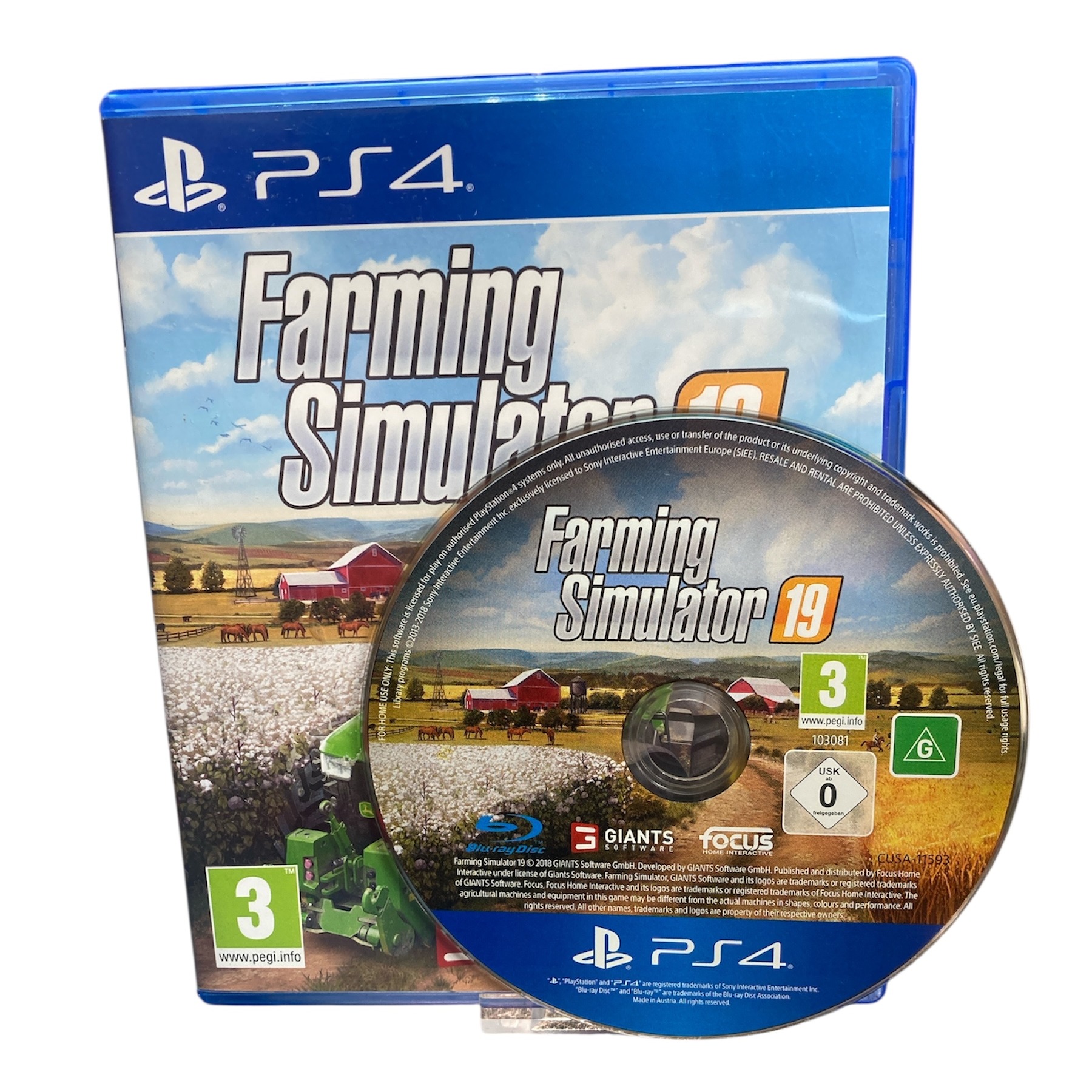 Product photo for Farming Simulator 19 (PS4)