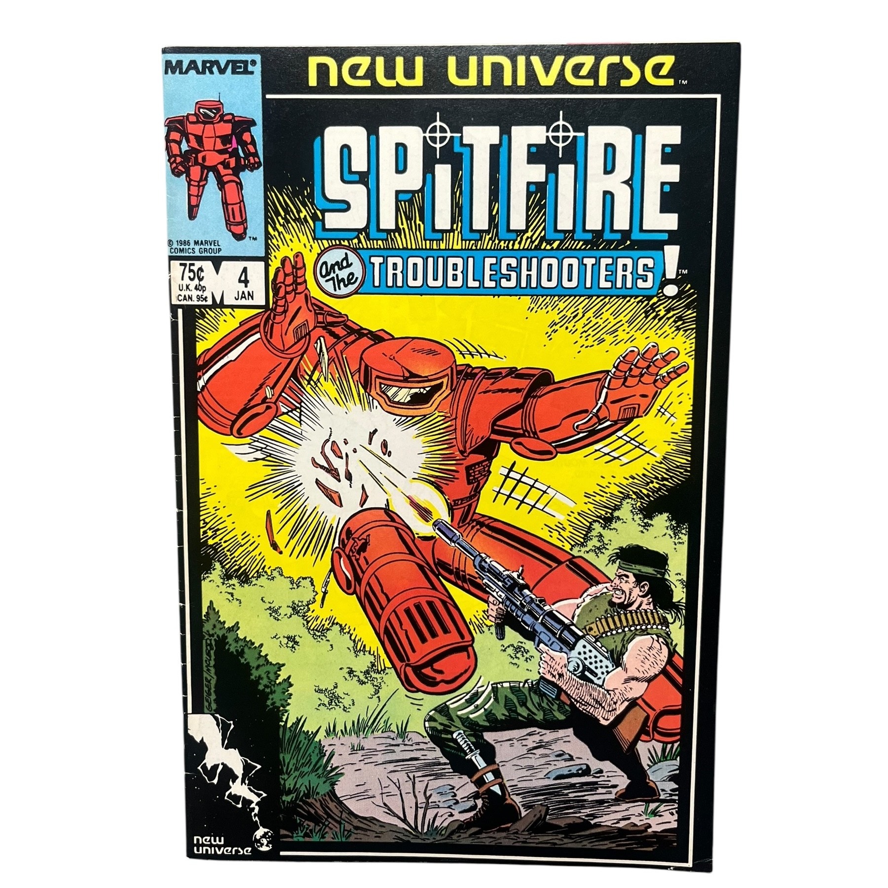Product photo for Marvel New Universe Spitfire and The Troubleshooter '1987' #4