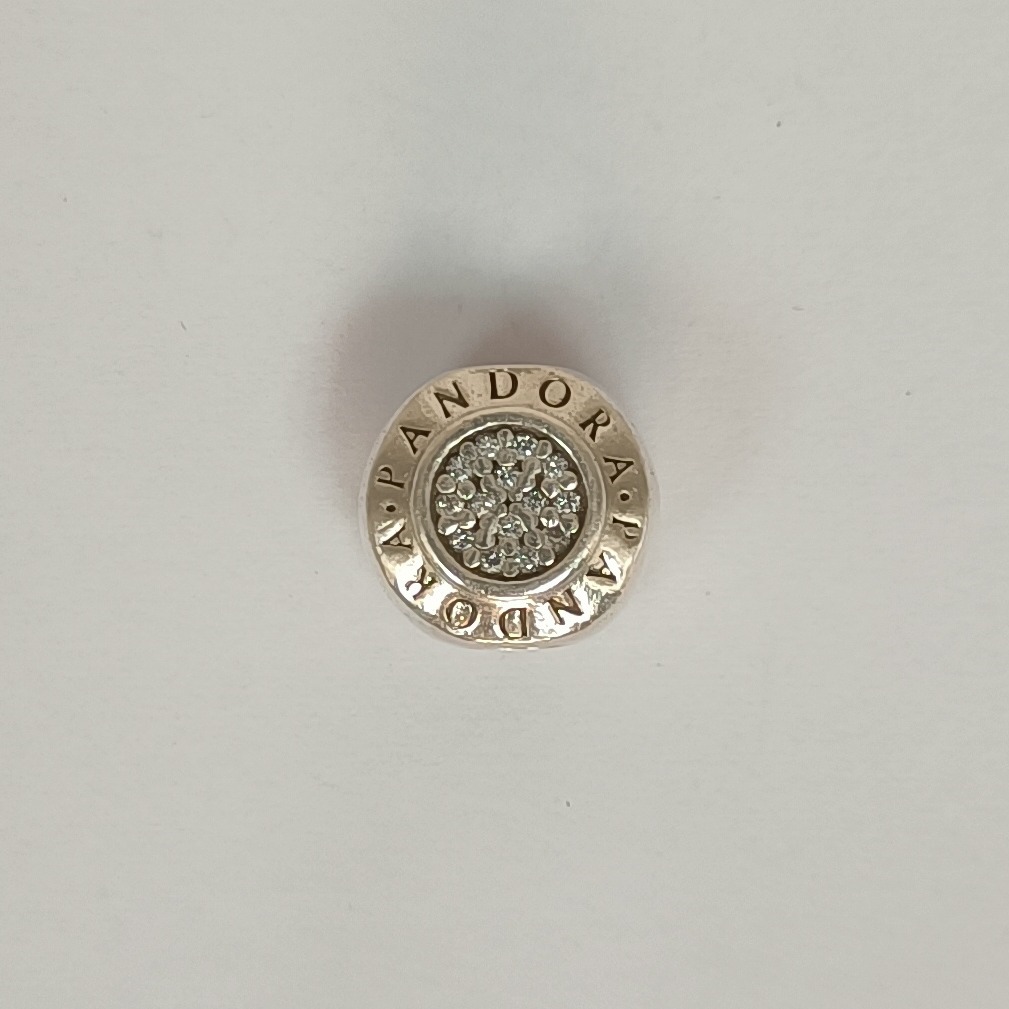 Product photo for Diamond Circle Pandora Charm
