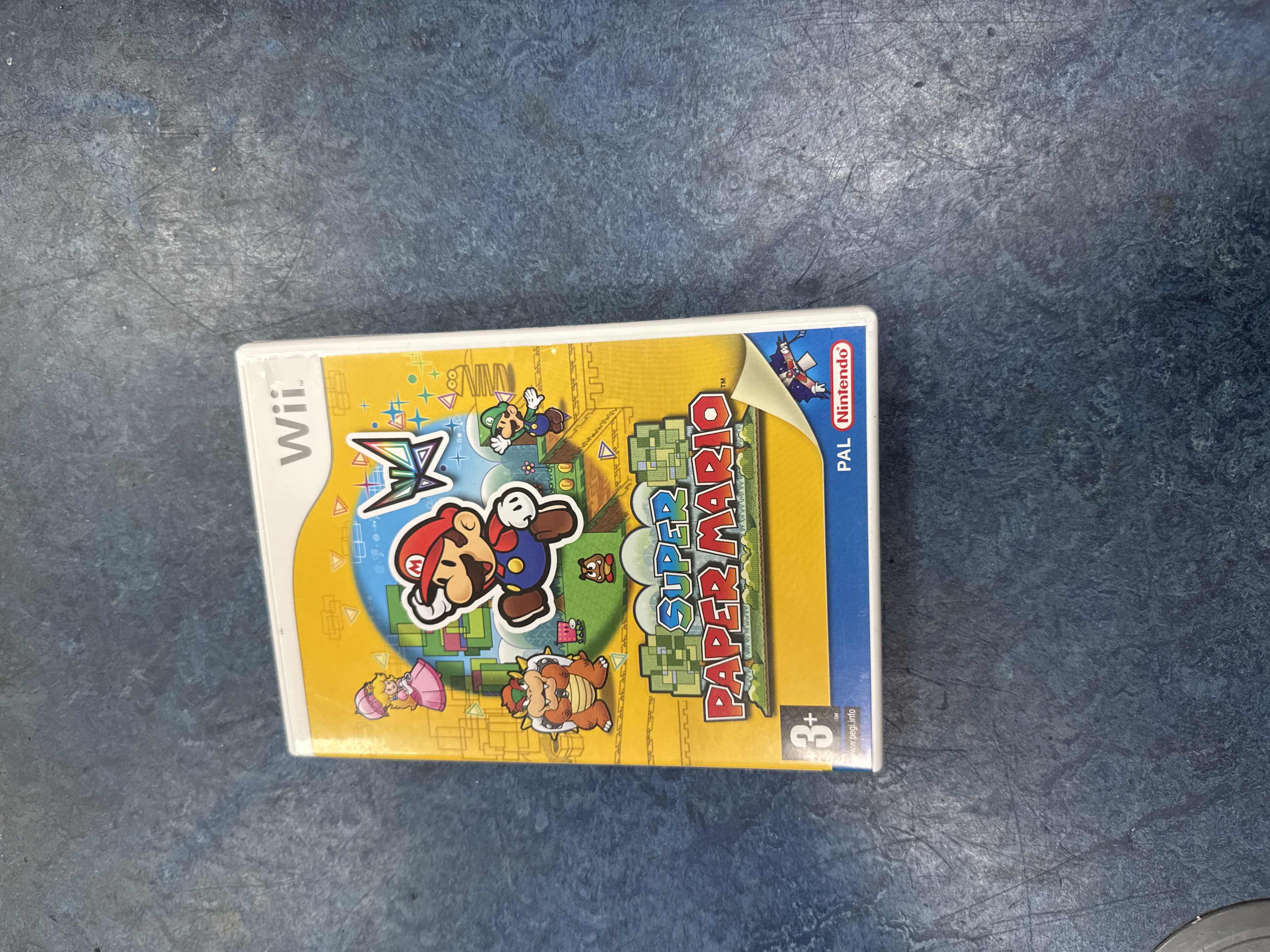 Product photo for Super Paper Mario (Nintendo Wii, 2007)