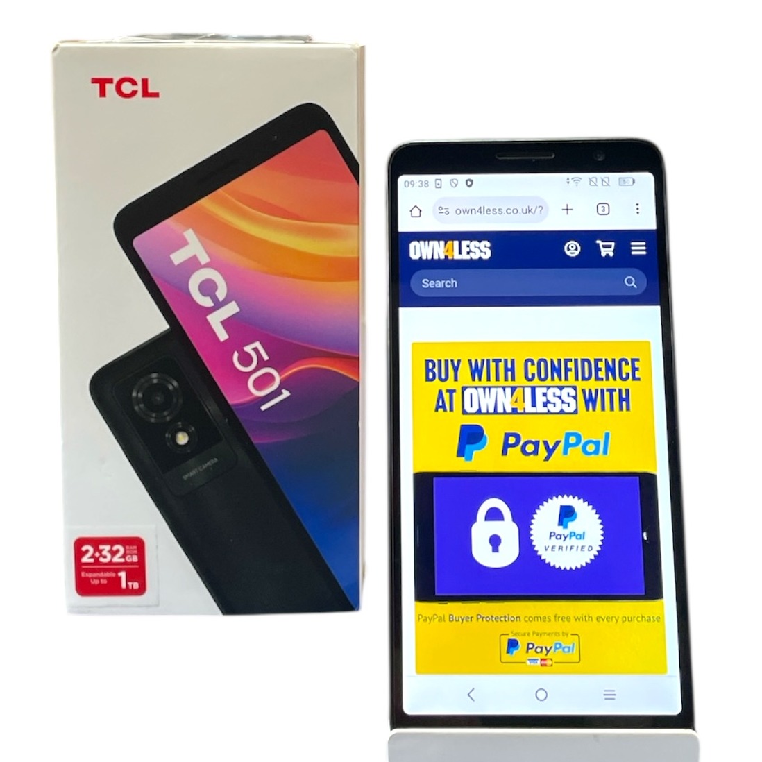 Product photo for TCL 501 32 GB Unlocked
