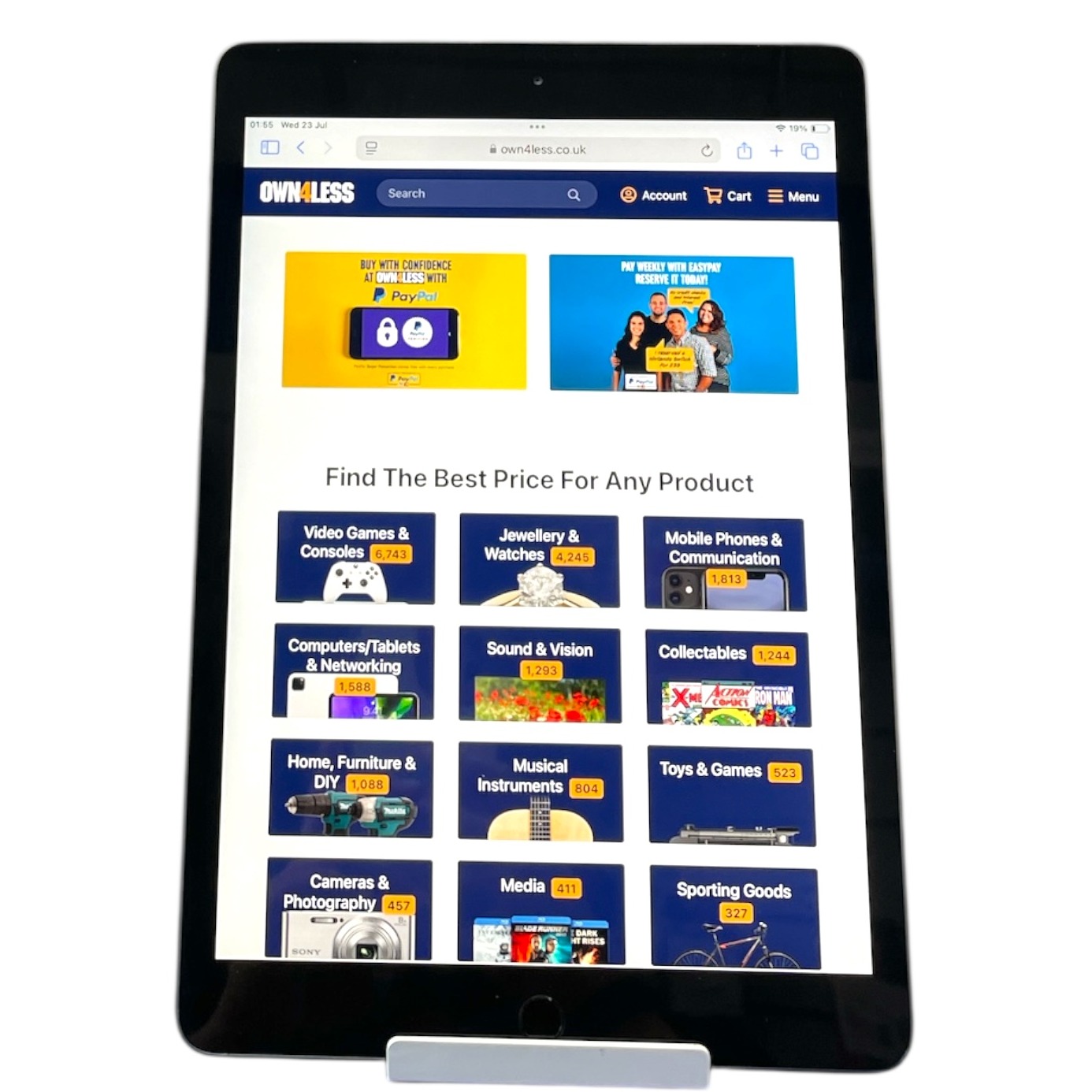 Product photo for Apple iPad 8th Gen