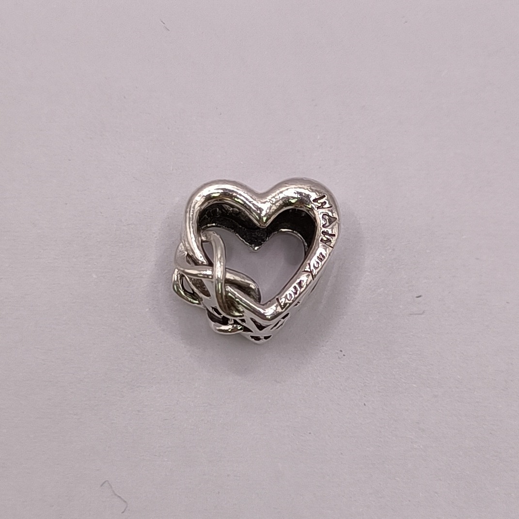 Product photo for Heart Rosery Pandora Charm