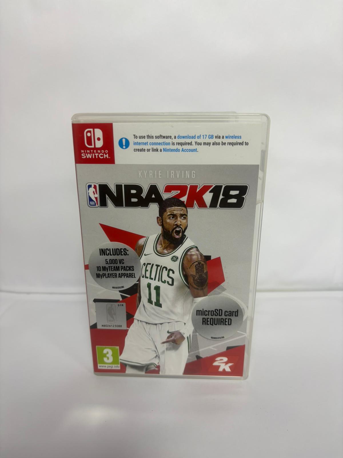 Product photo for NBA 2K18 *FOR NINTENDO SWITCH*