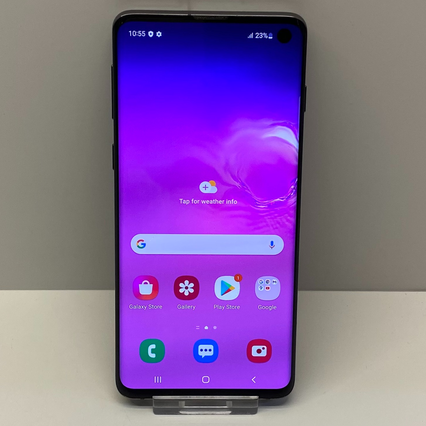 Product photo for Samsung Galaxy S10 Unlocked Model SM-G973F/DS 128GB in Black