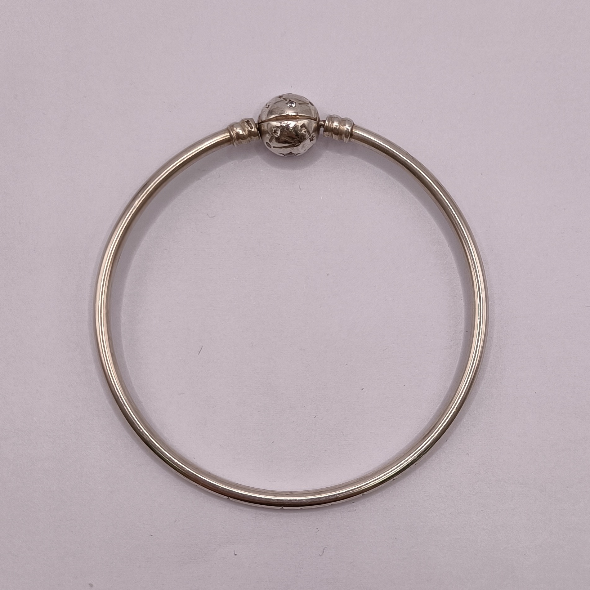 Product photo for Pandora Moments Sparkling Shooting Star Clasp Bangle Bracelet