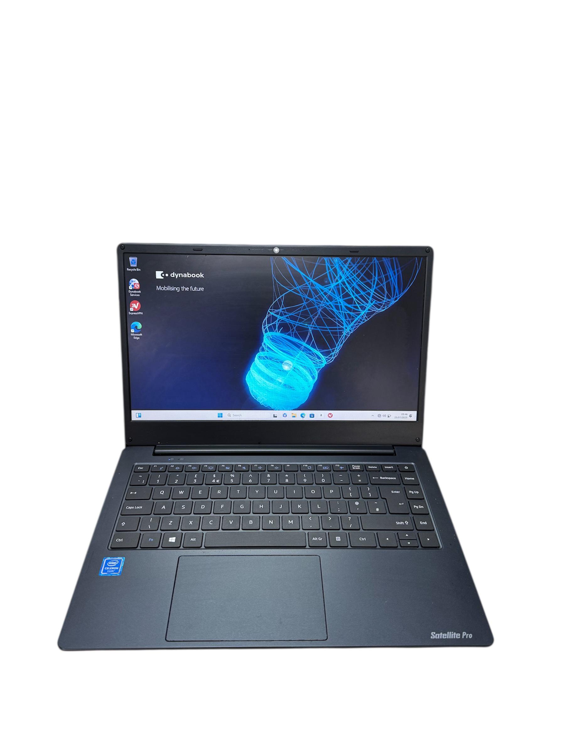 Product photo for Toshiba Dynabook Pro Laptop CELERON - 4GB RAM 128GB SSD **WARRANTY**