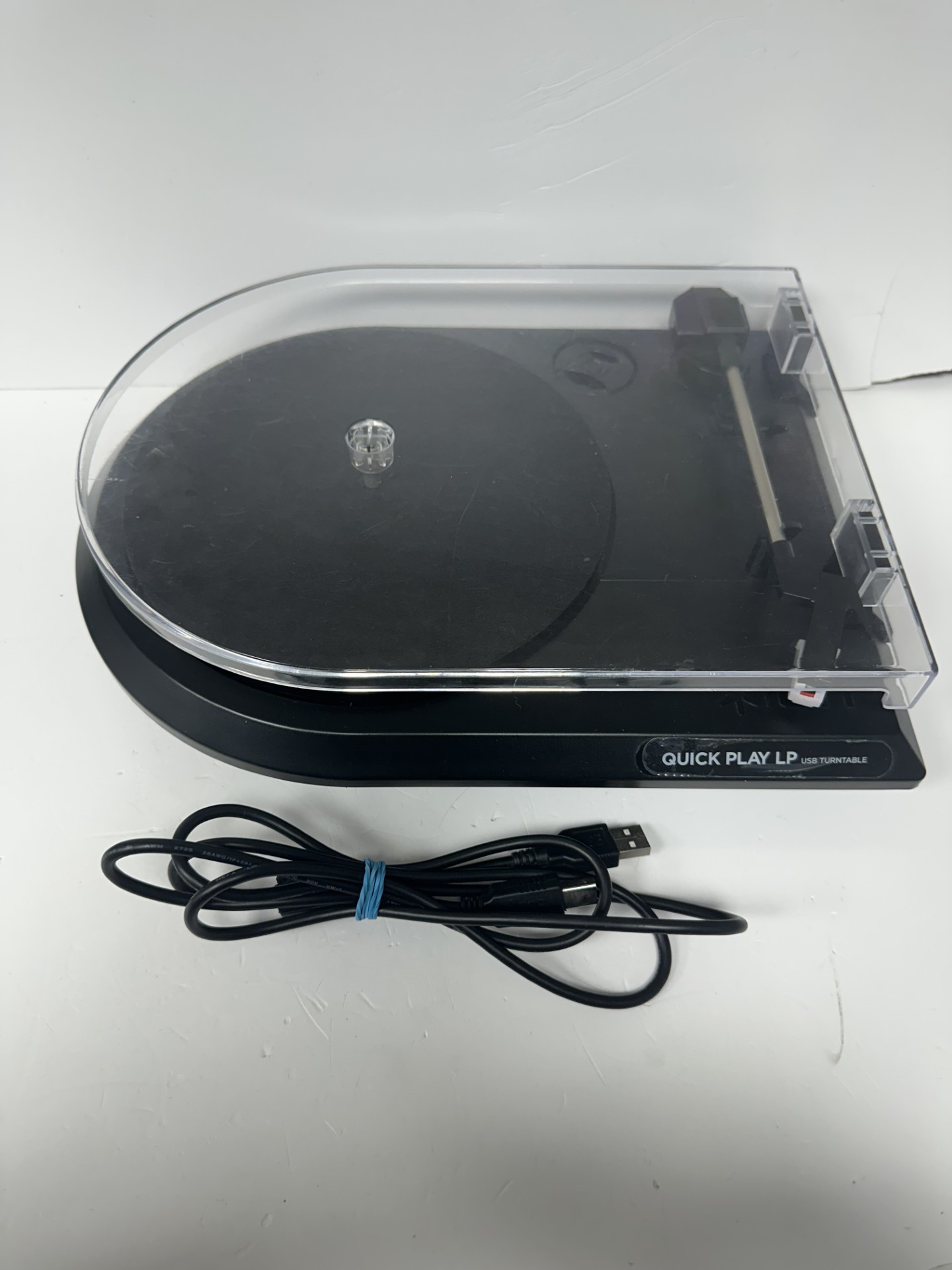 Product photo for ION QUICKPLAY LP USB TURNTABLE BLACK UNBOXED