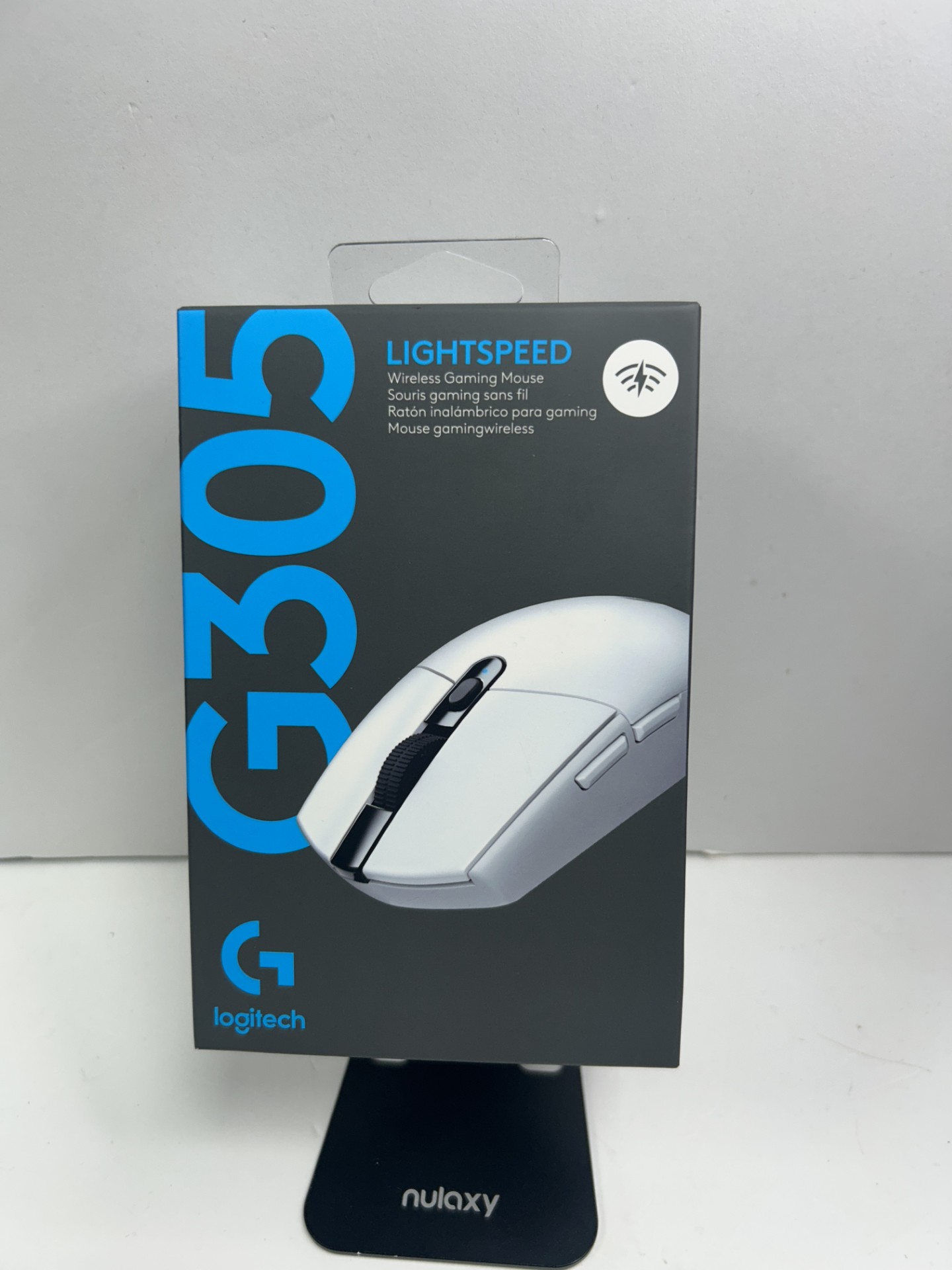 Product photo for LOGITECH G305 LIGHTSPEED WIRLESS GAMING MOUSE WHITE BOXED