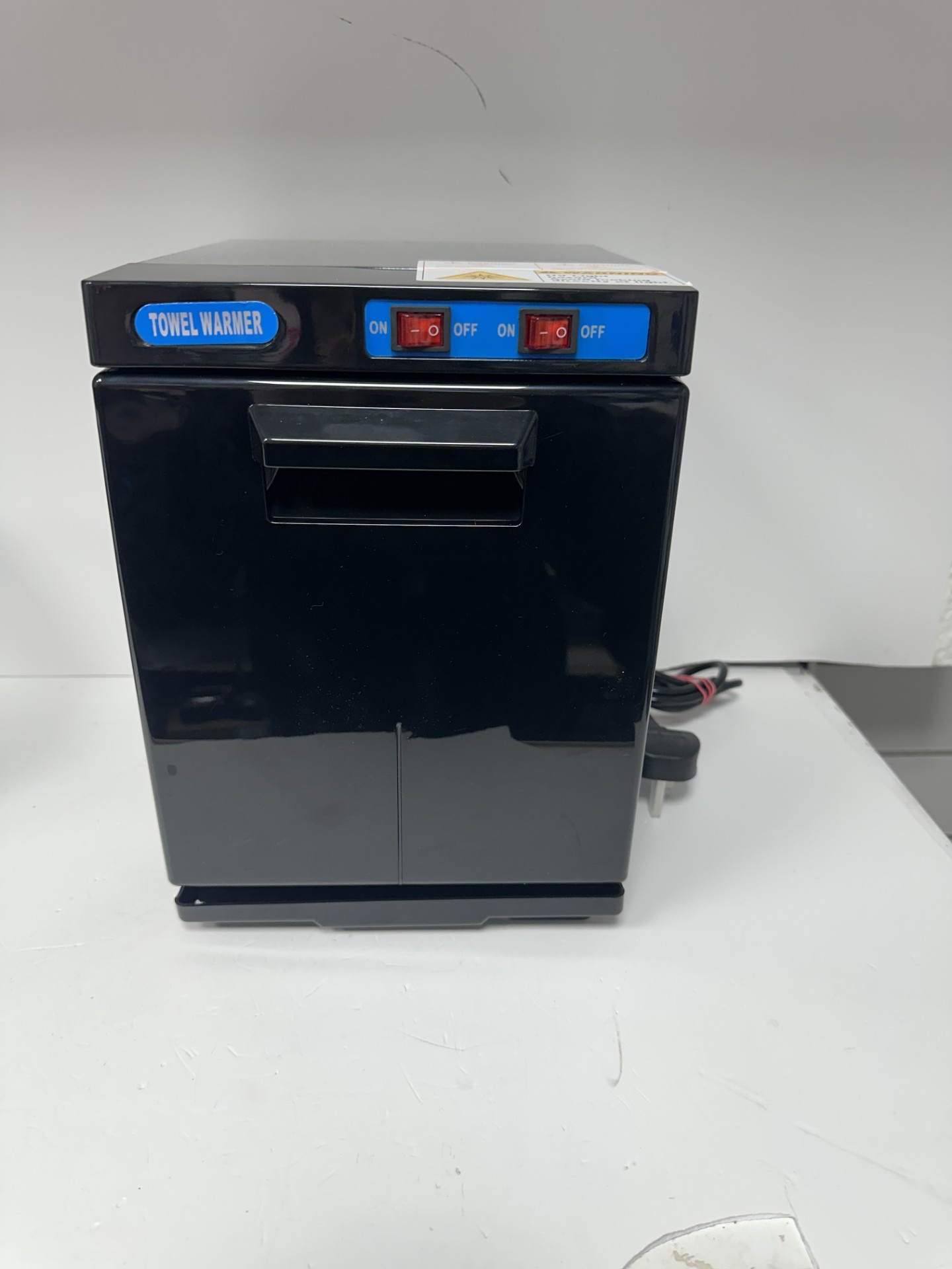 Product photo for TOWEL WARMER BLACK UNBOXED